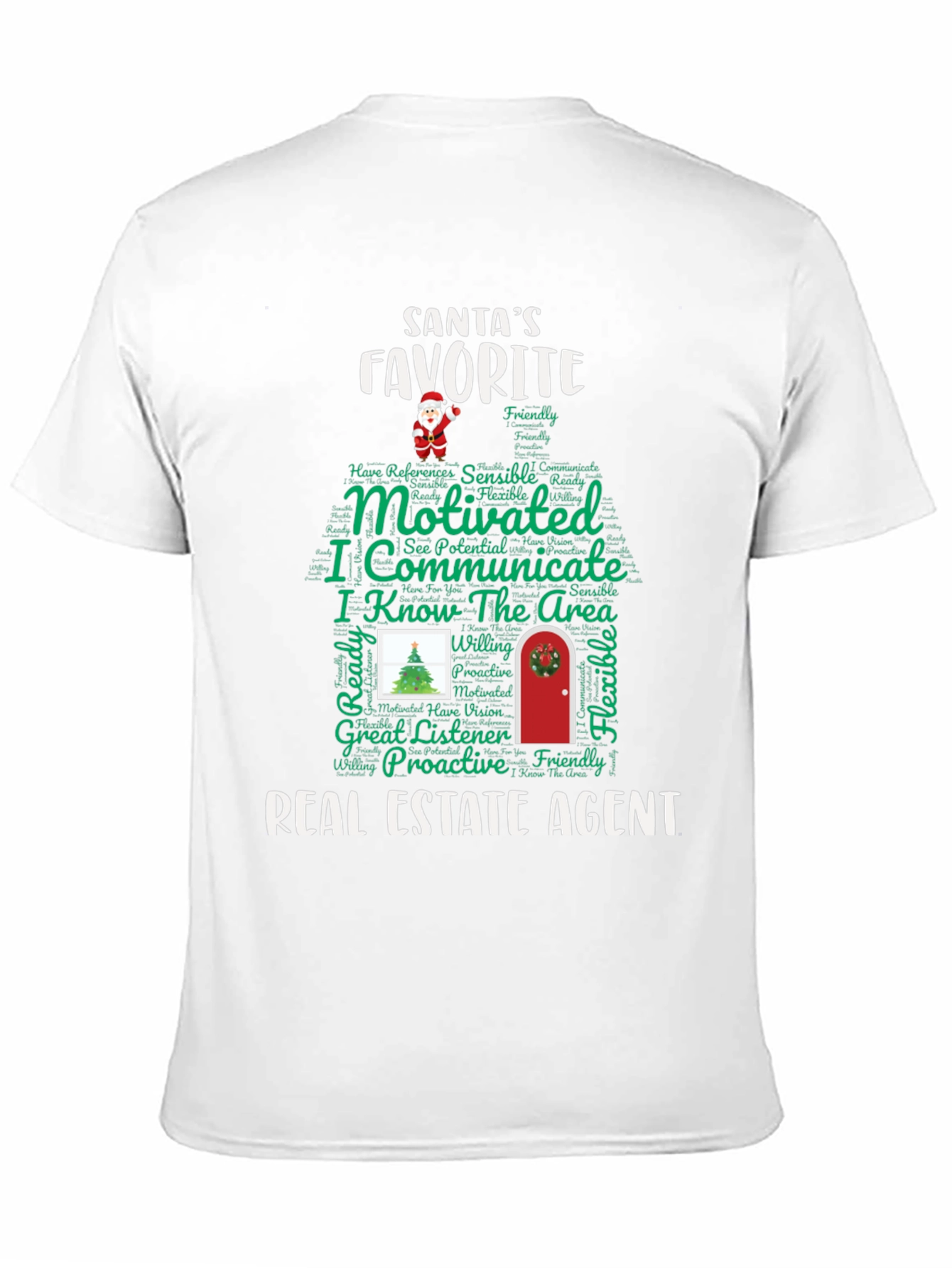 Santas Favorite Real Estate Agent Tee