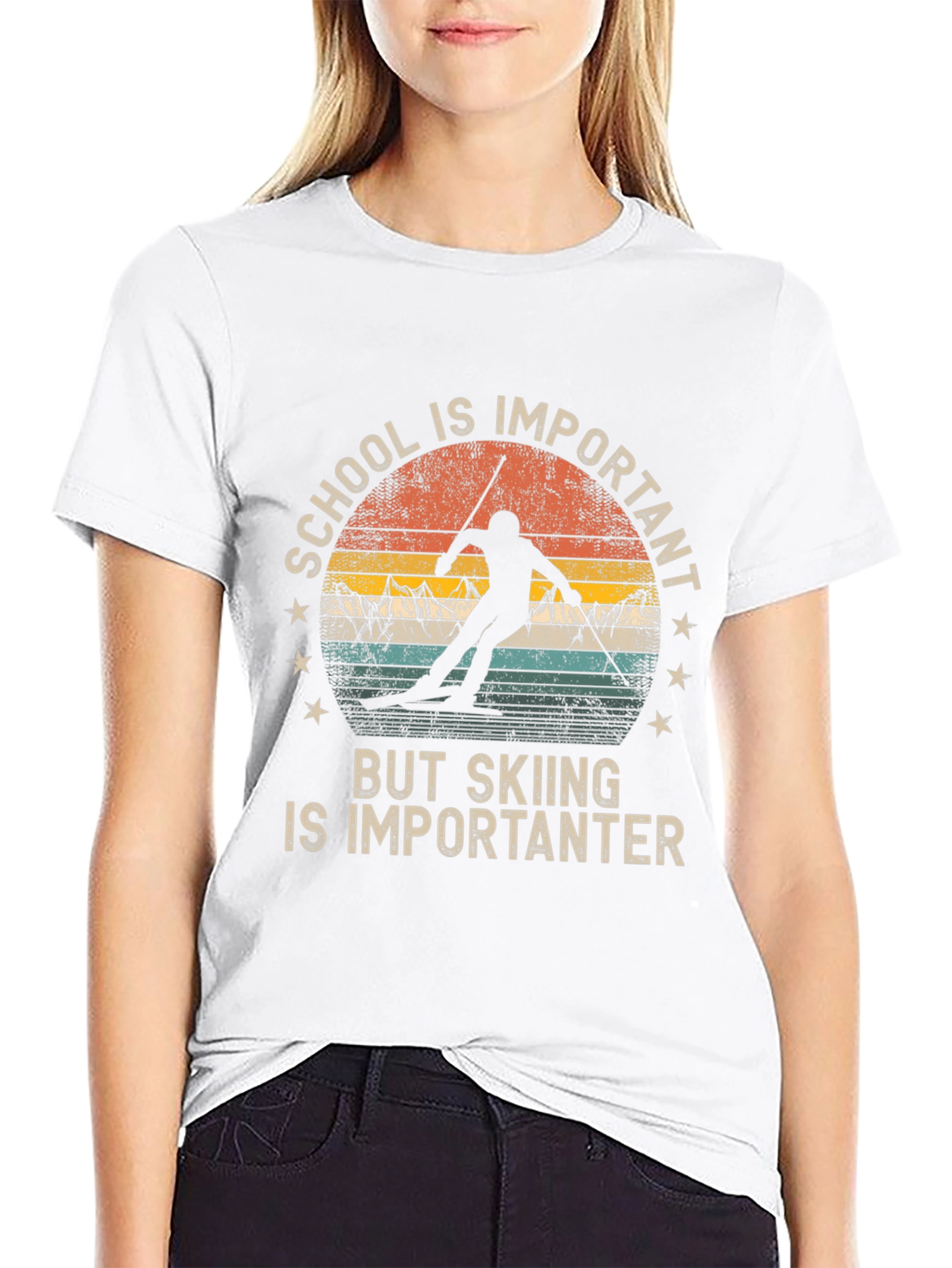 Skiing is Importanter T-Shirt