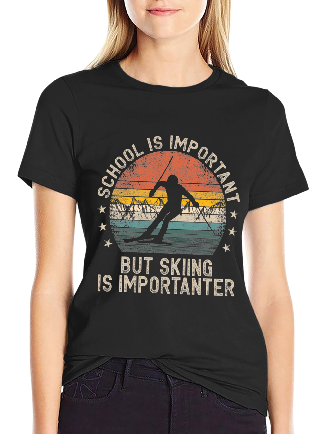 Skiing is Importanter T-Shirt