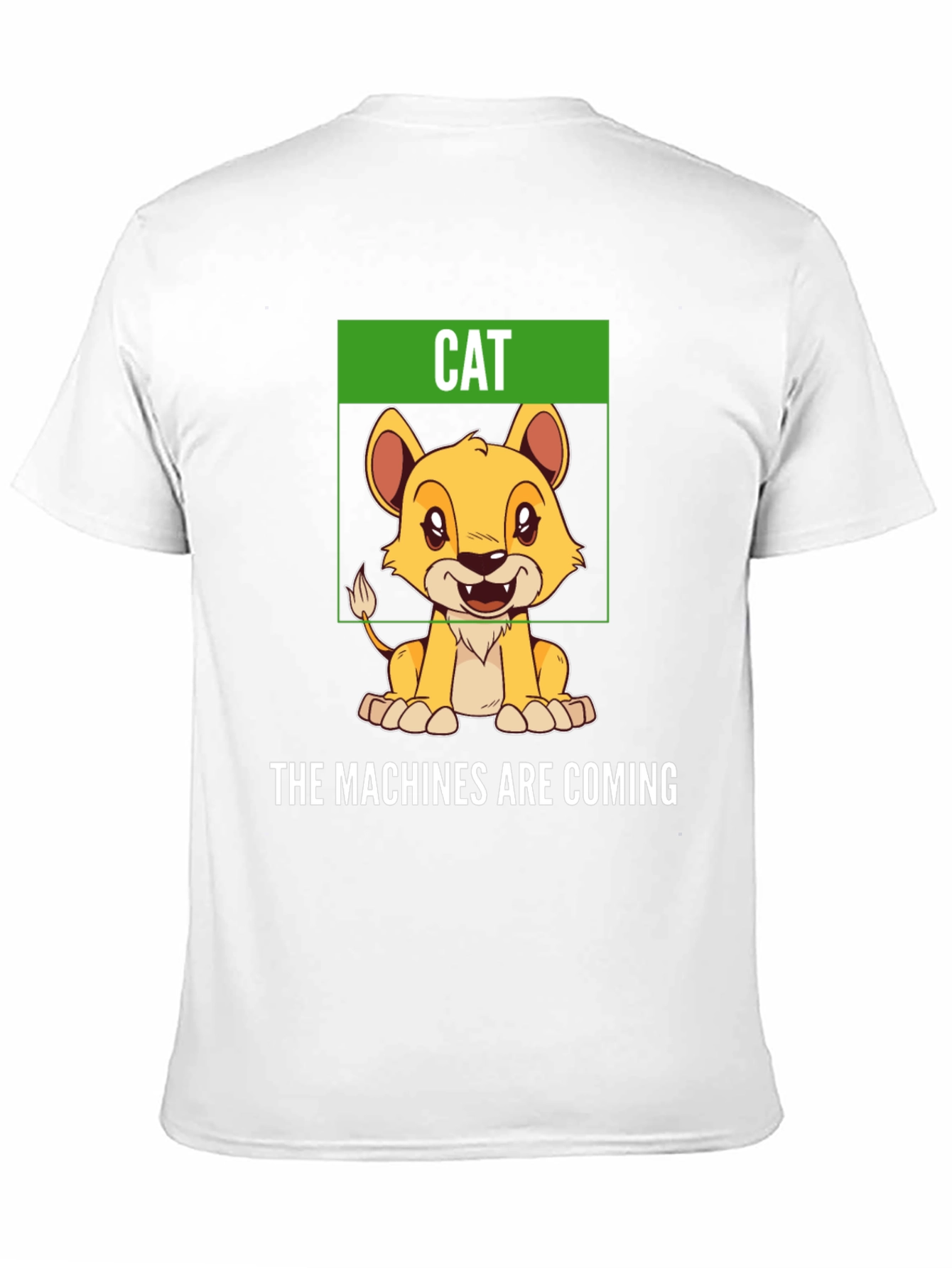 Humorous Cat T-Shirt - The Machines Are Coming