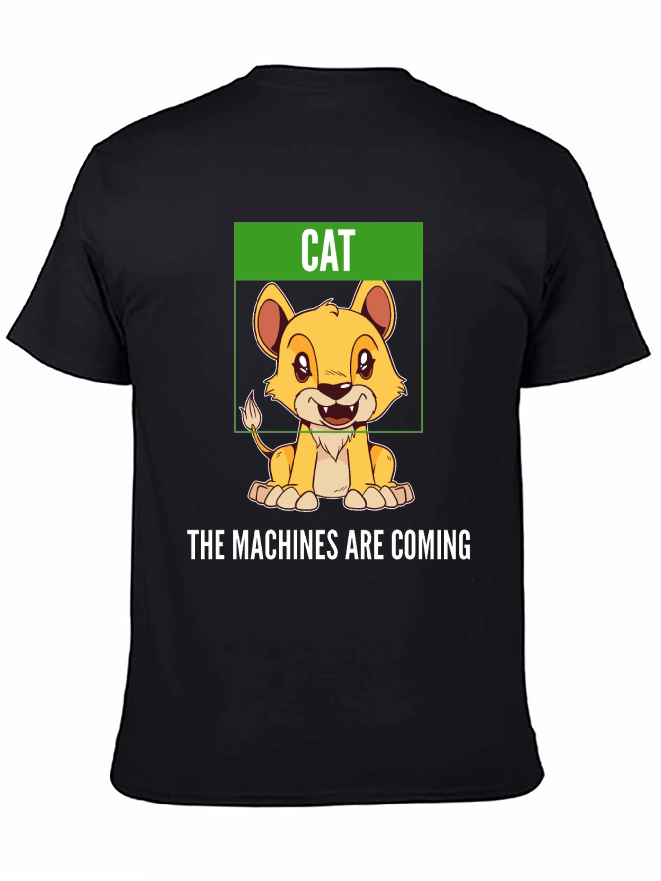 Humorous Cat T-Shirt - The Machines Are Coming