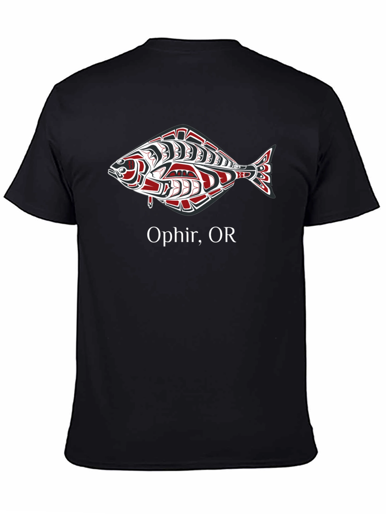 Ophir OR Fish Graphic T-Shirt - Black
