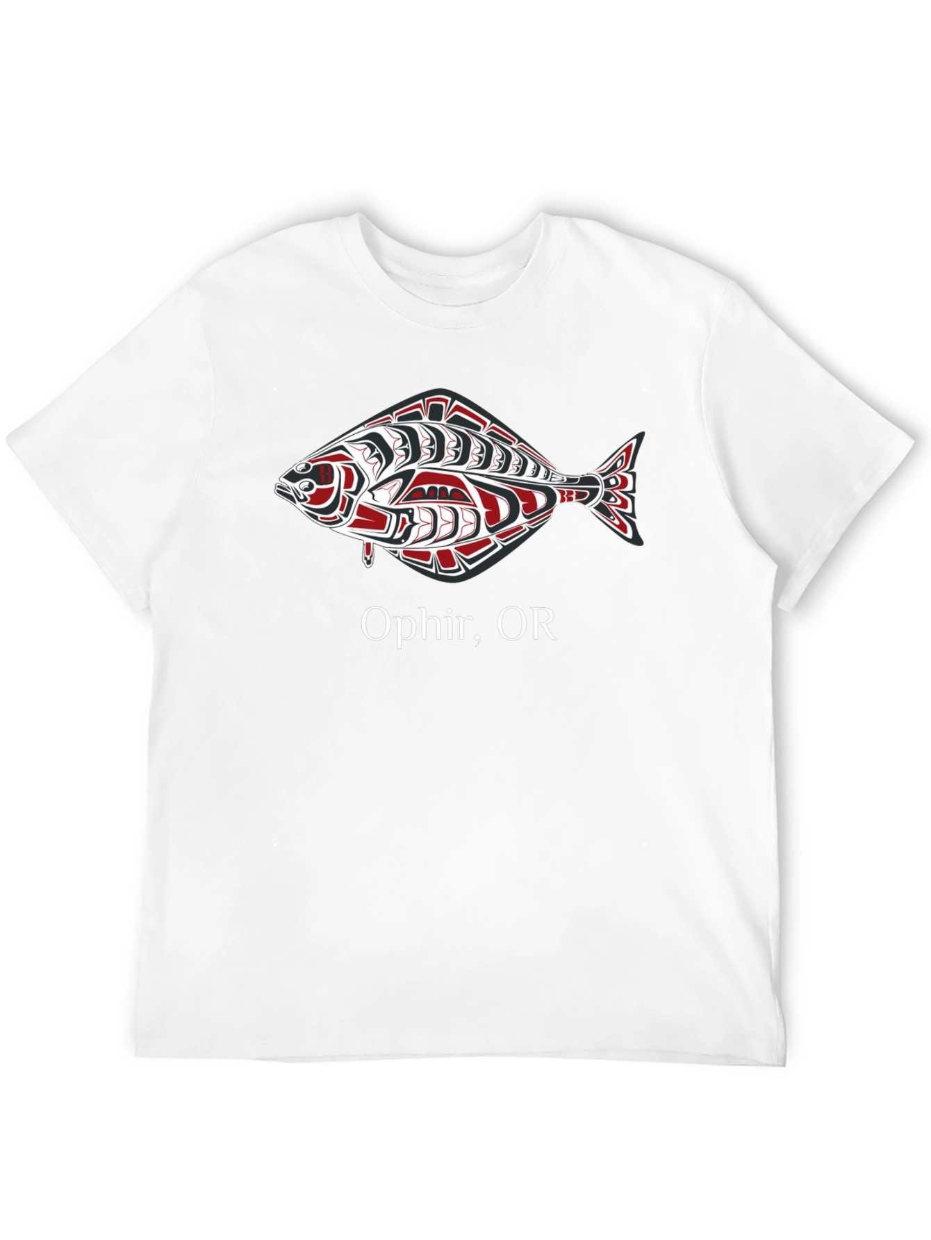 Ophir OR Fish Graphic T-Shirt - Black