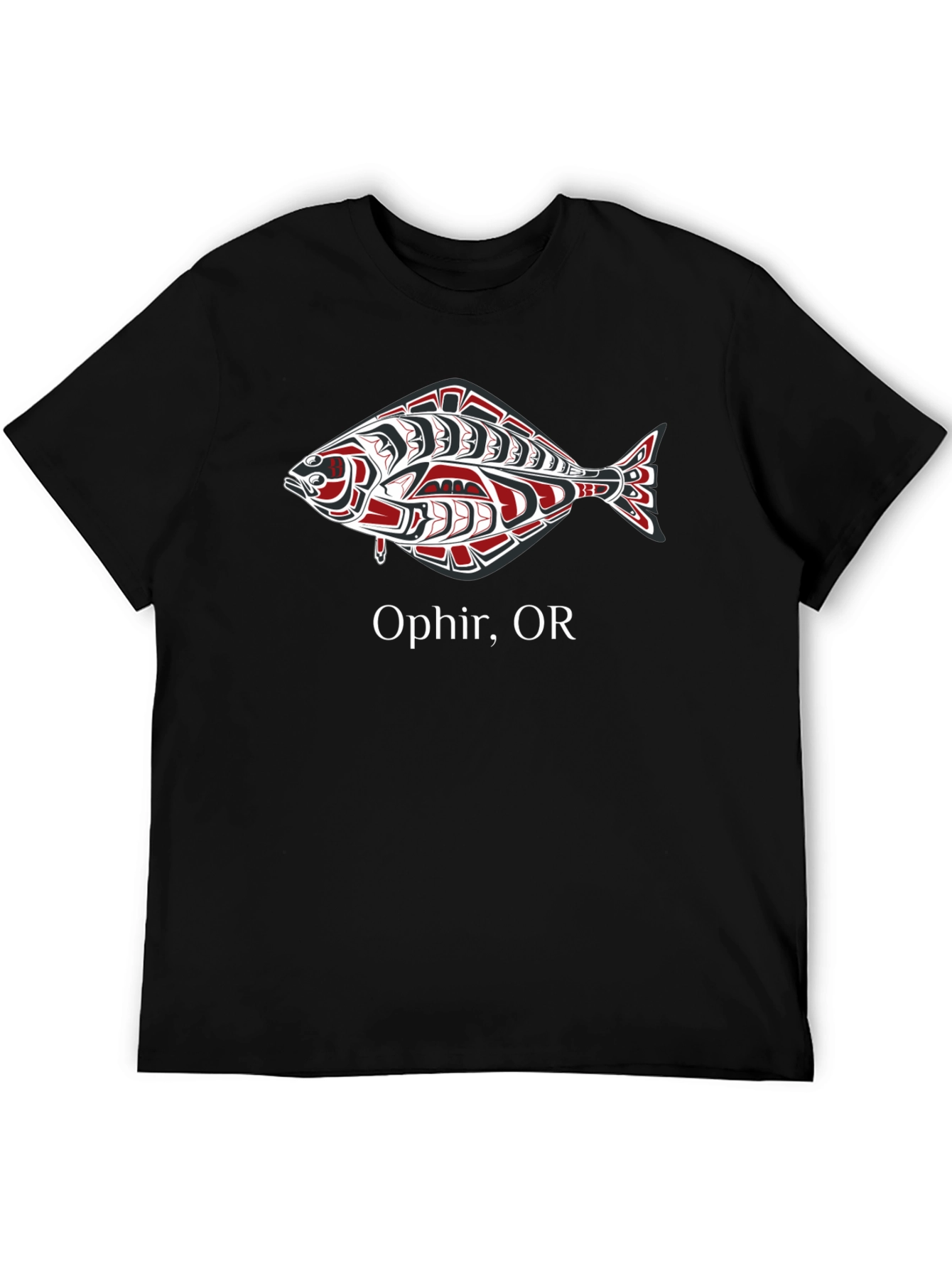Ophir OR Fish Graphic T-Shirt - Black