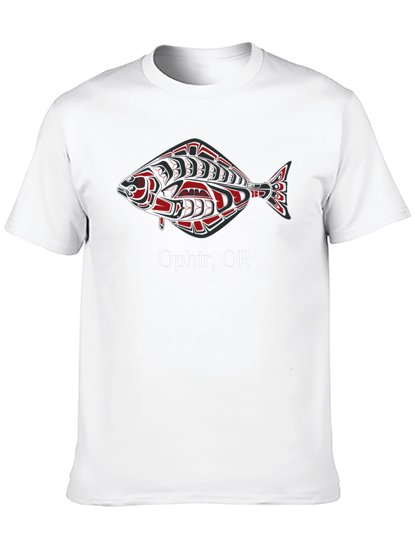 Ophir OR Fish Graphic T-Shirt - Black