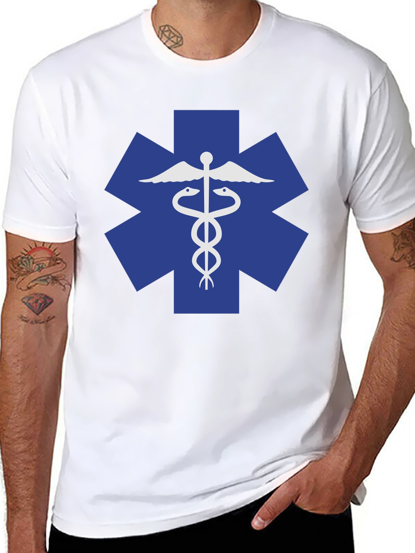 Star of Life T-Shirt - EMS Medical Design