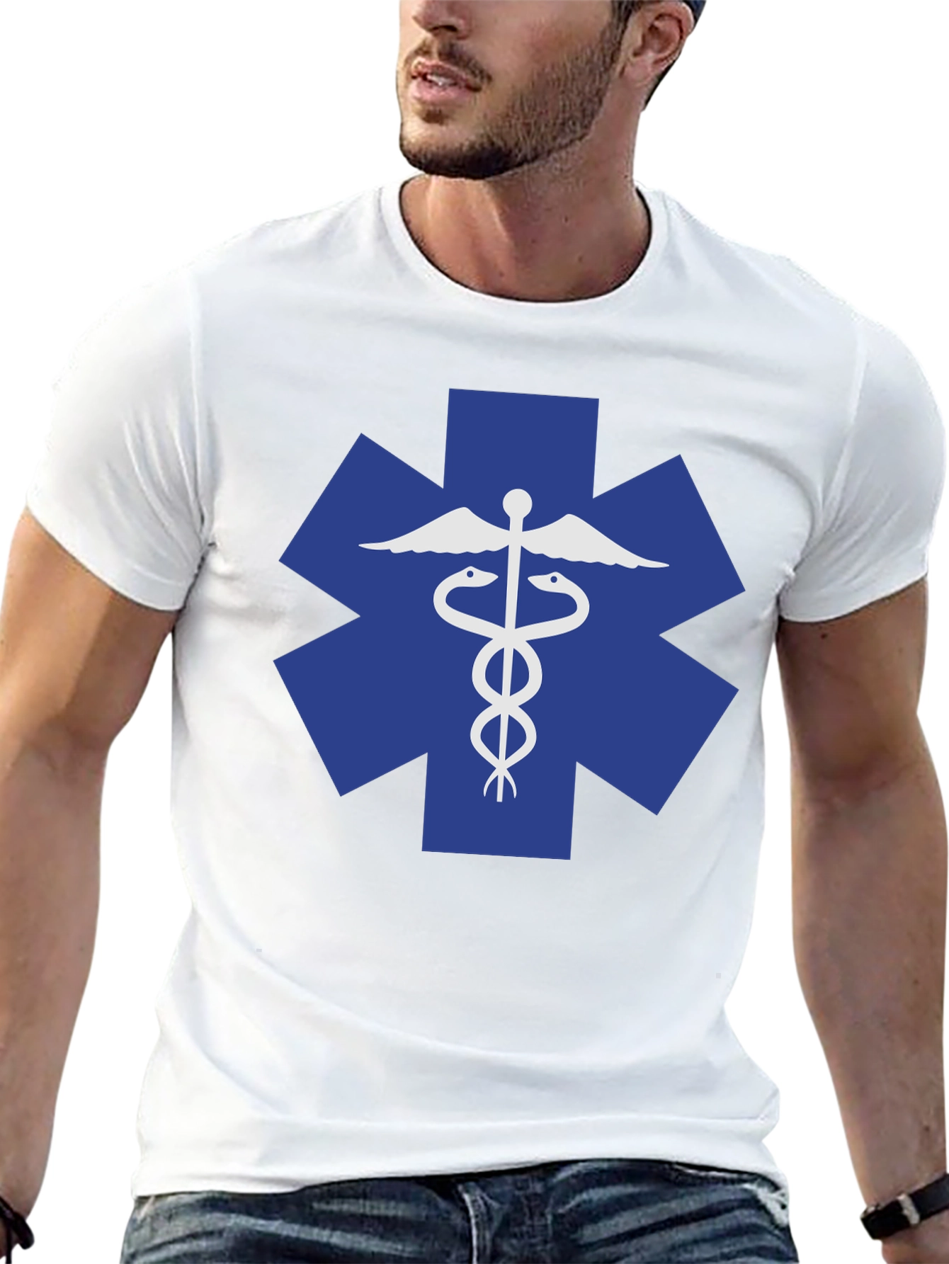 Star of Life T-Shirt - EMS Medical Design