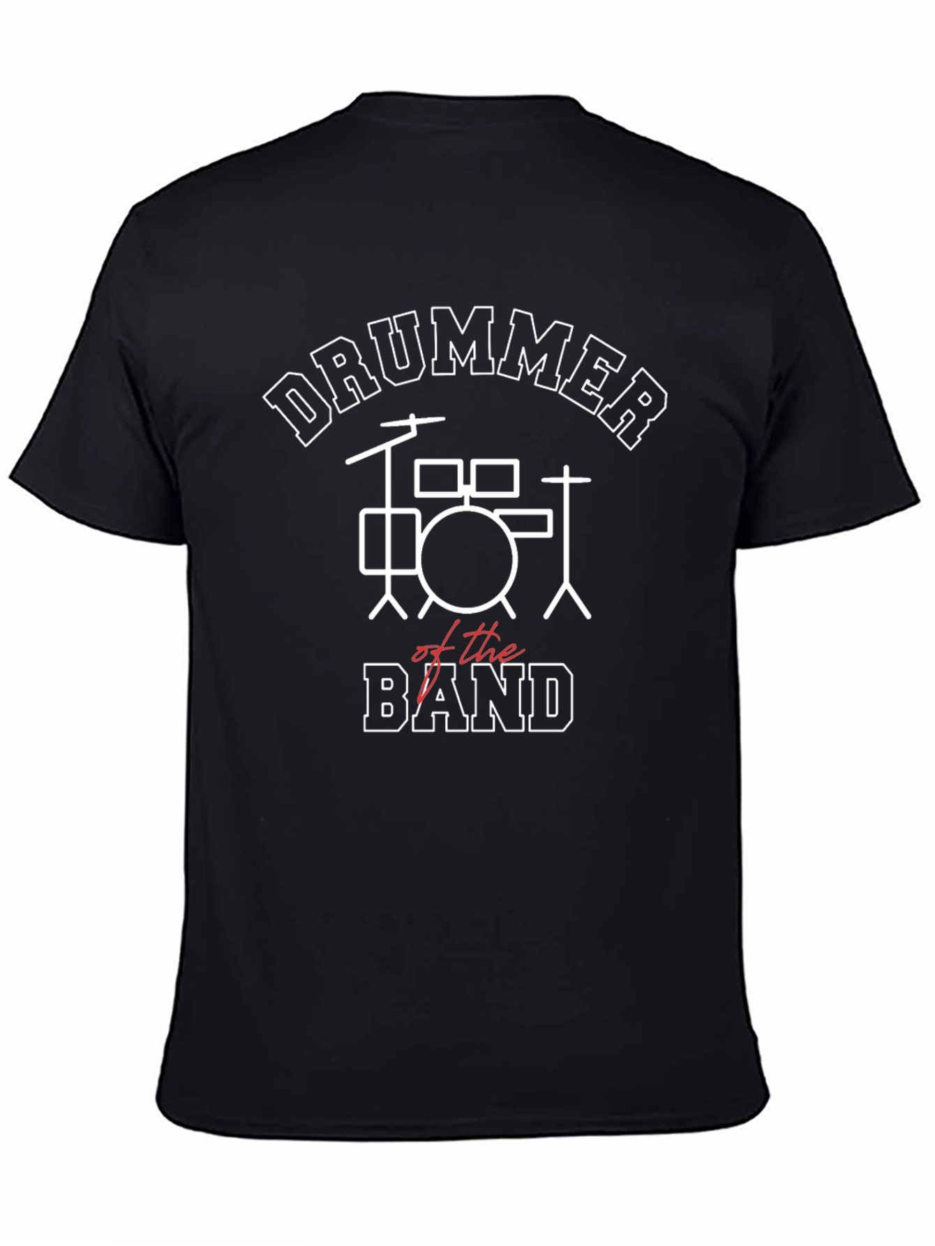 Drummer of the Band Black T-Shirt