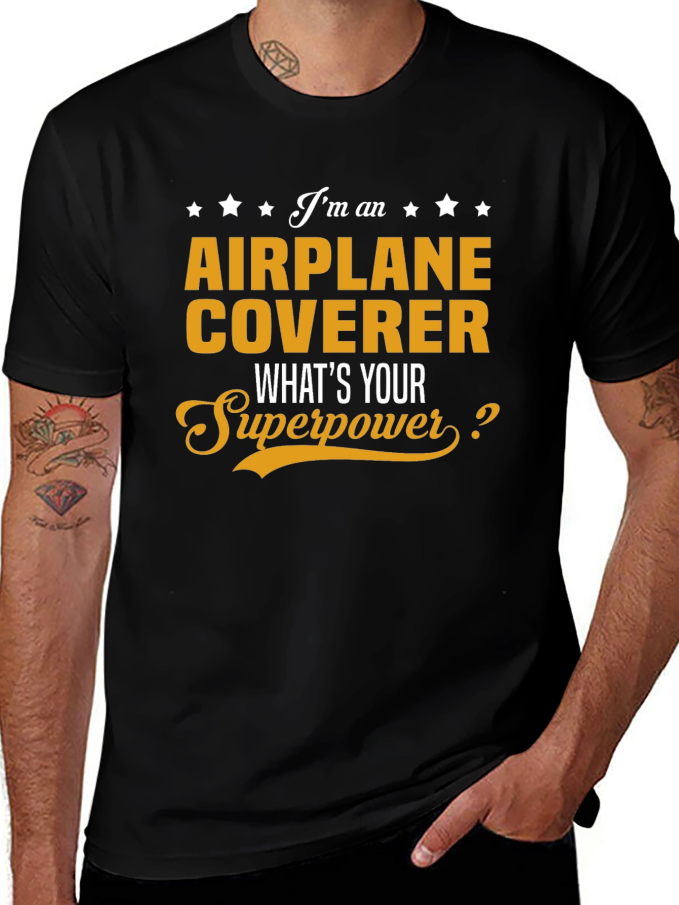 Airplane Coverer Superpower T-Shirt