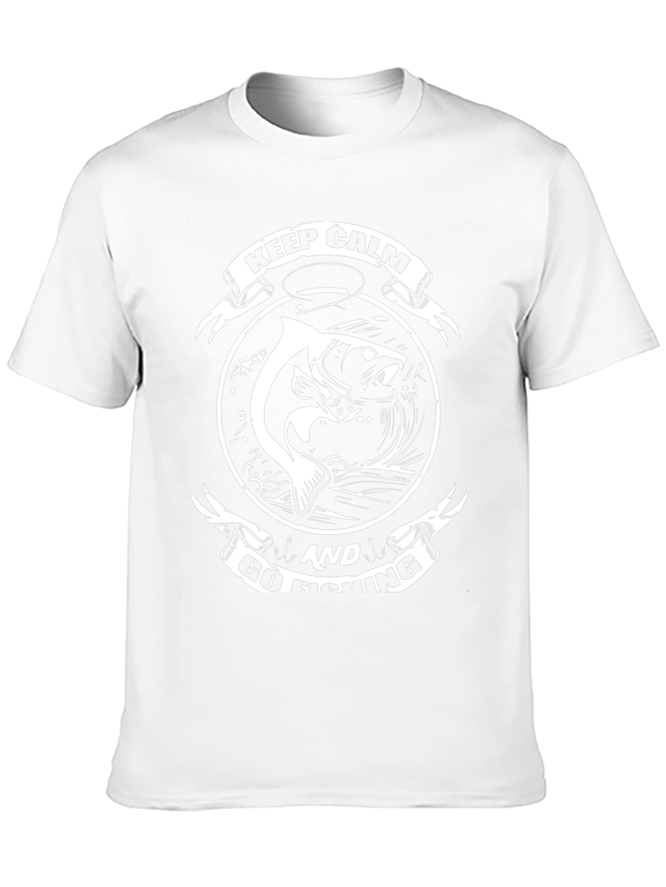 Keep Calm and Go Fishing Graphic T-Shirt
