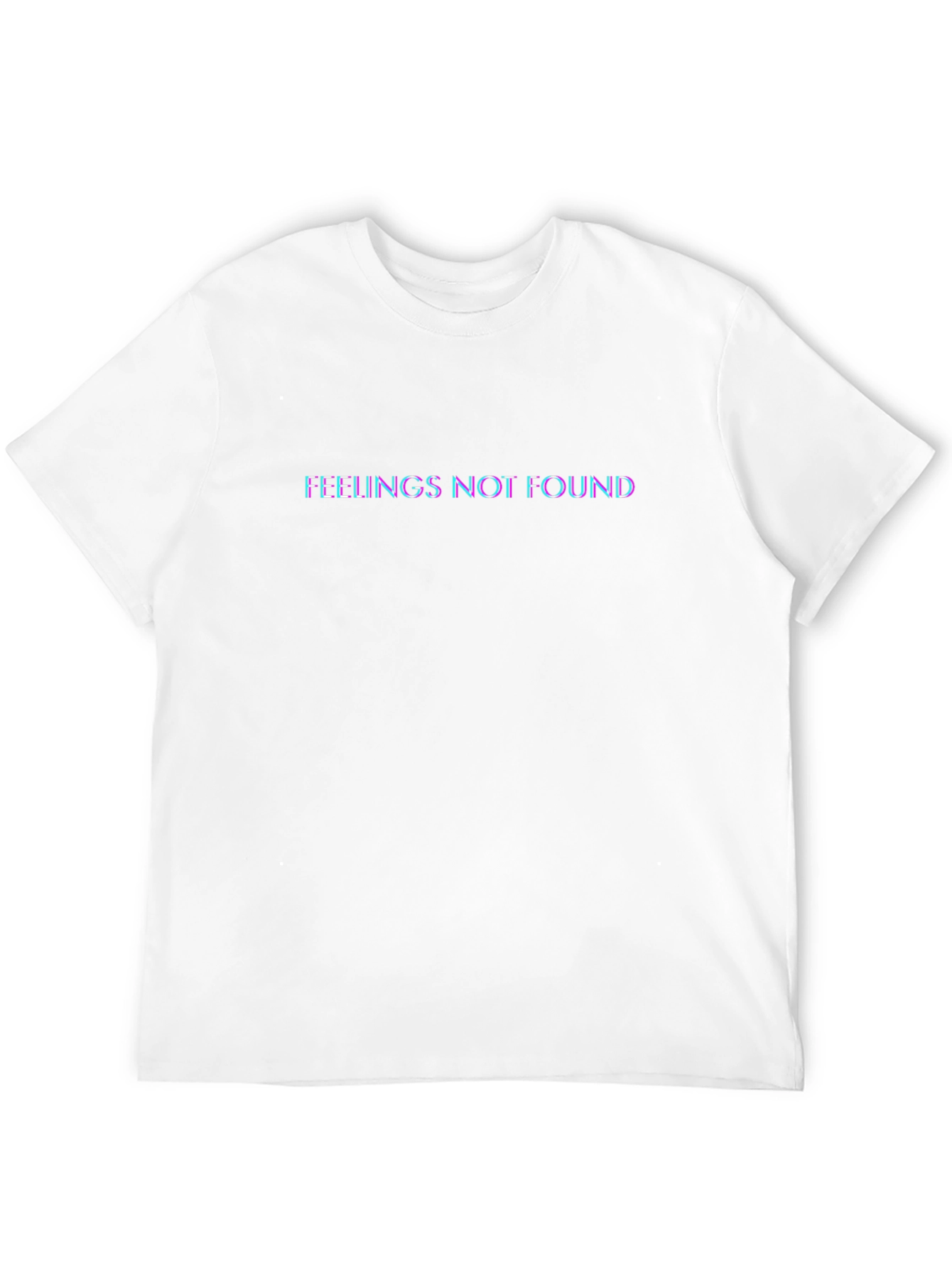 Feelings Not Found Black Crew Neck Graphic Tee