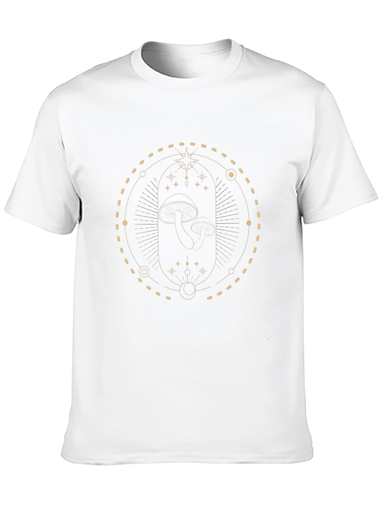 Mystic Mushroom Graphic Tee - Black