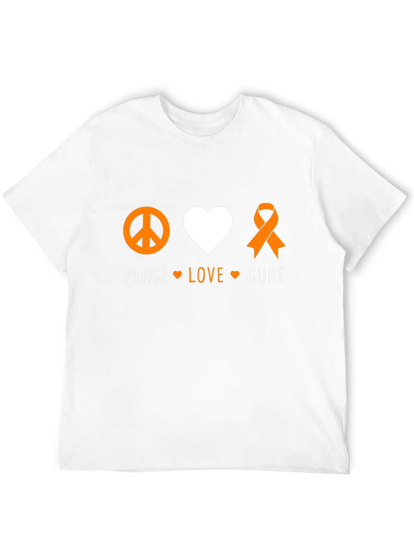 Peace Love Cure Graphic Tee