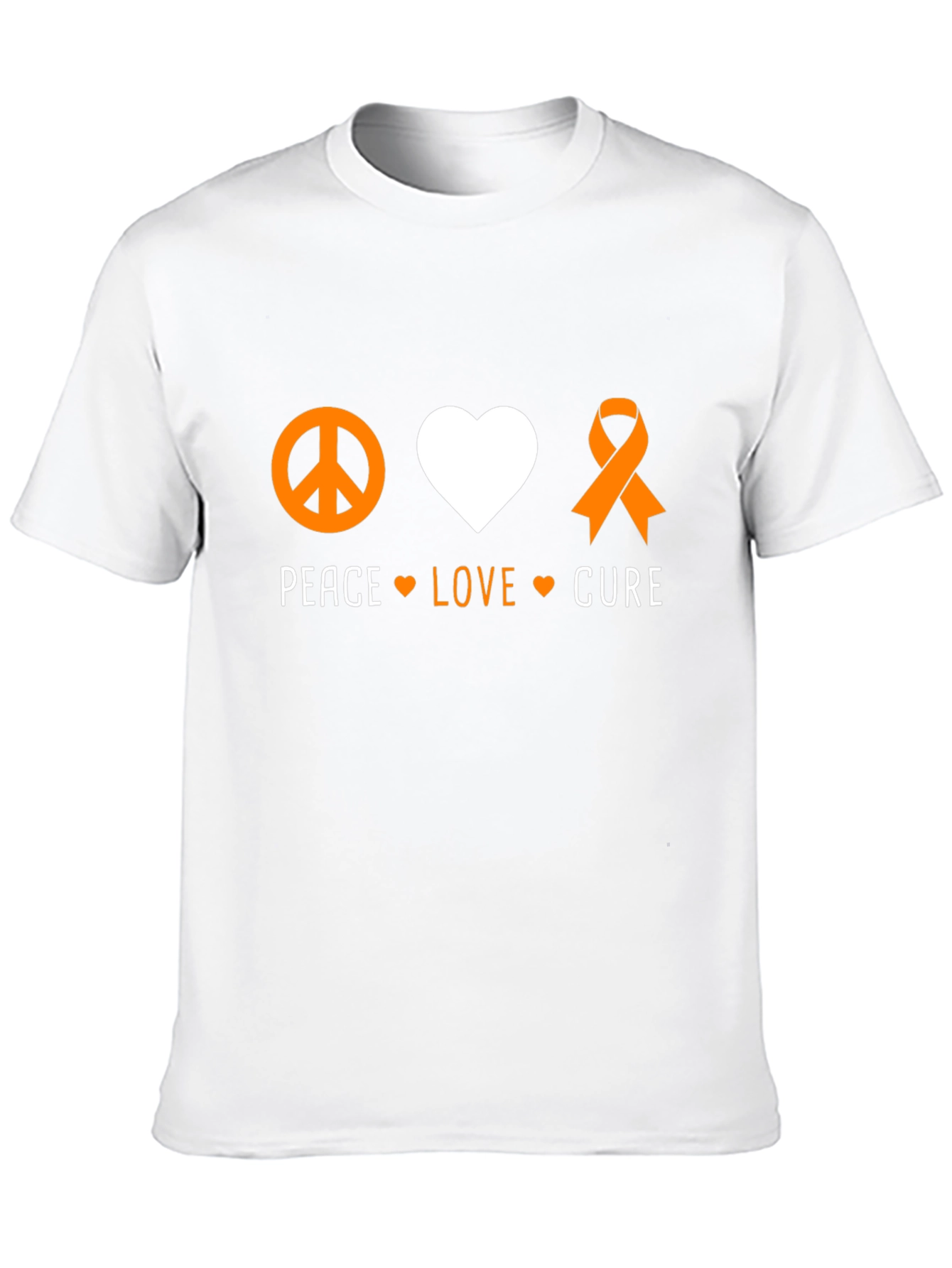 Peace Love Cure Graphic Tee