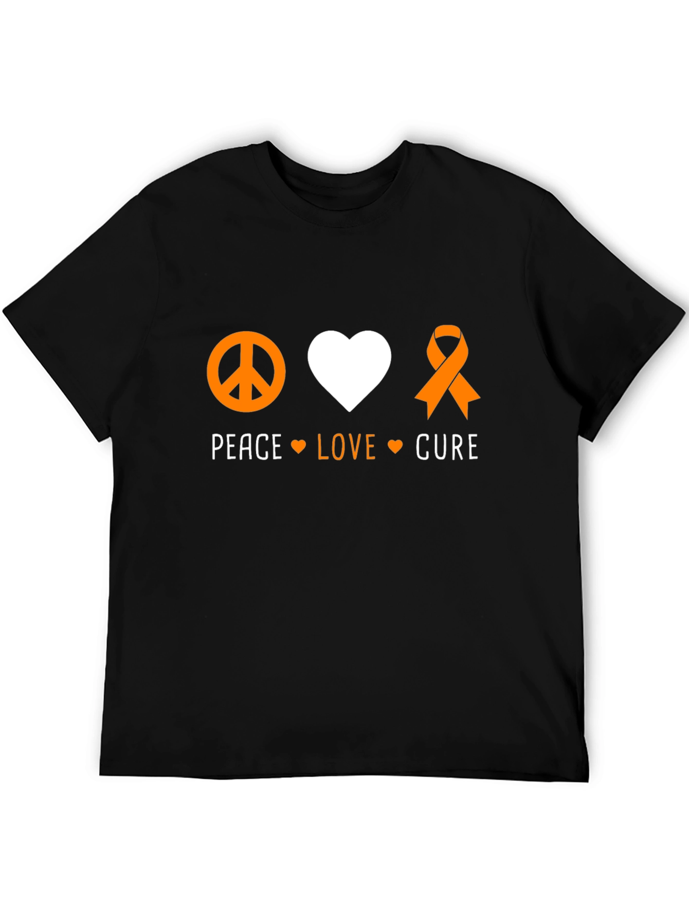 Peace Love Cure Graphic Tee