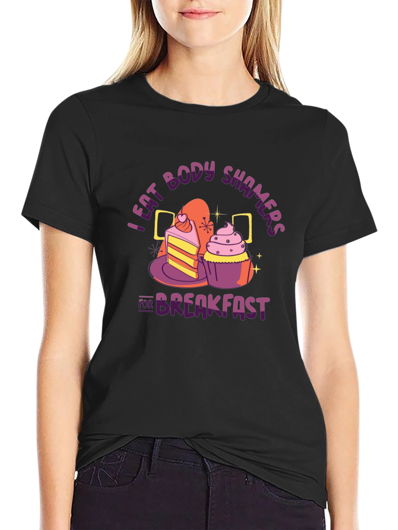 I Eat Body Shamers for Breakfast Graphic Tee