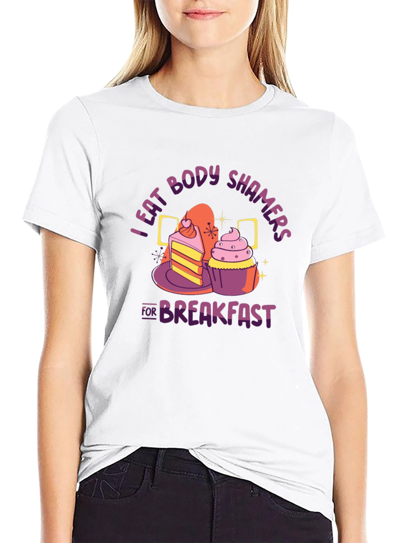 I Eat Body Shamers for Breakfast Graphic Tee