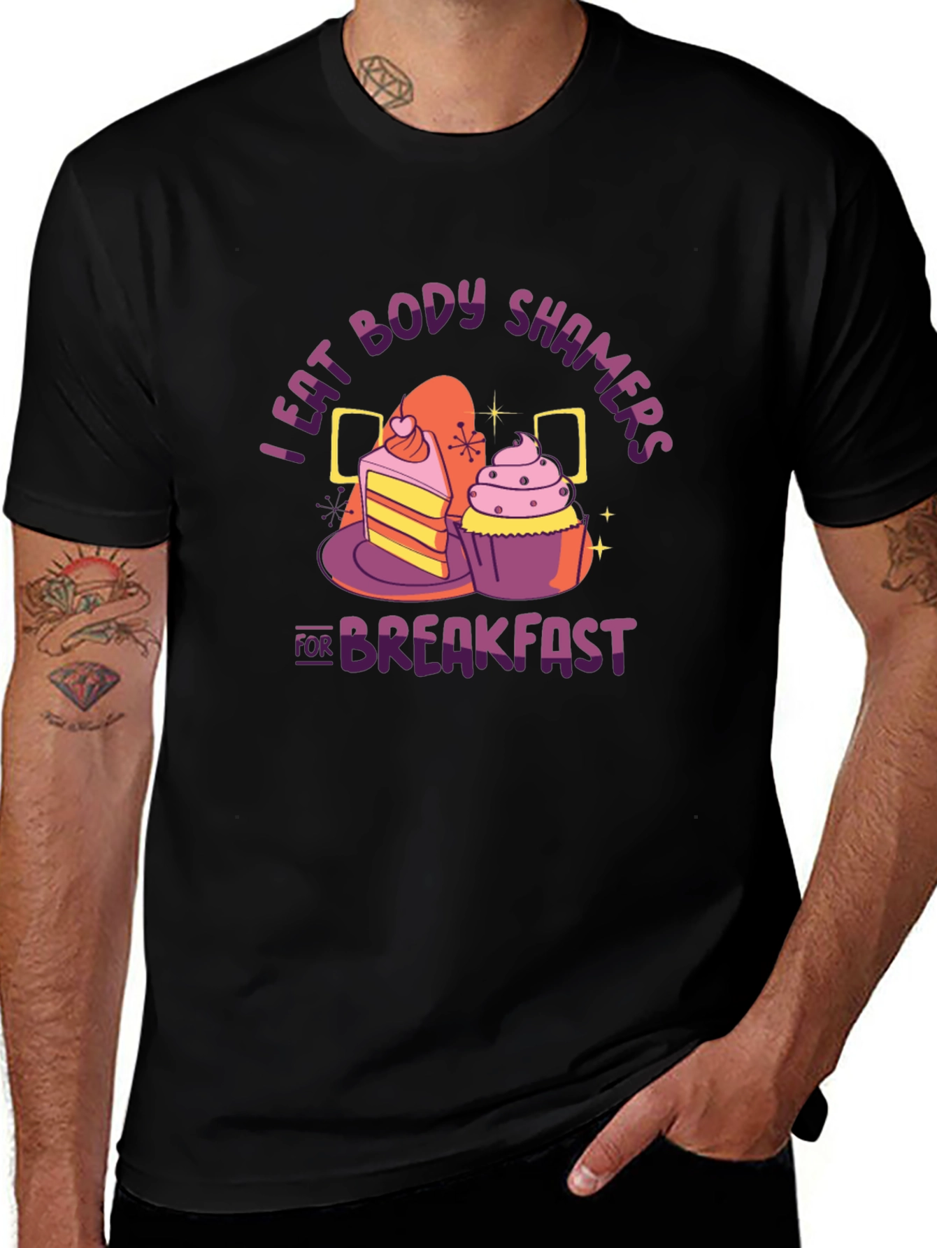 I Eat Body Shamers for Breakfast Graphic Tee
