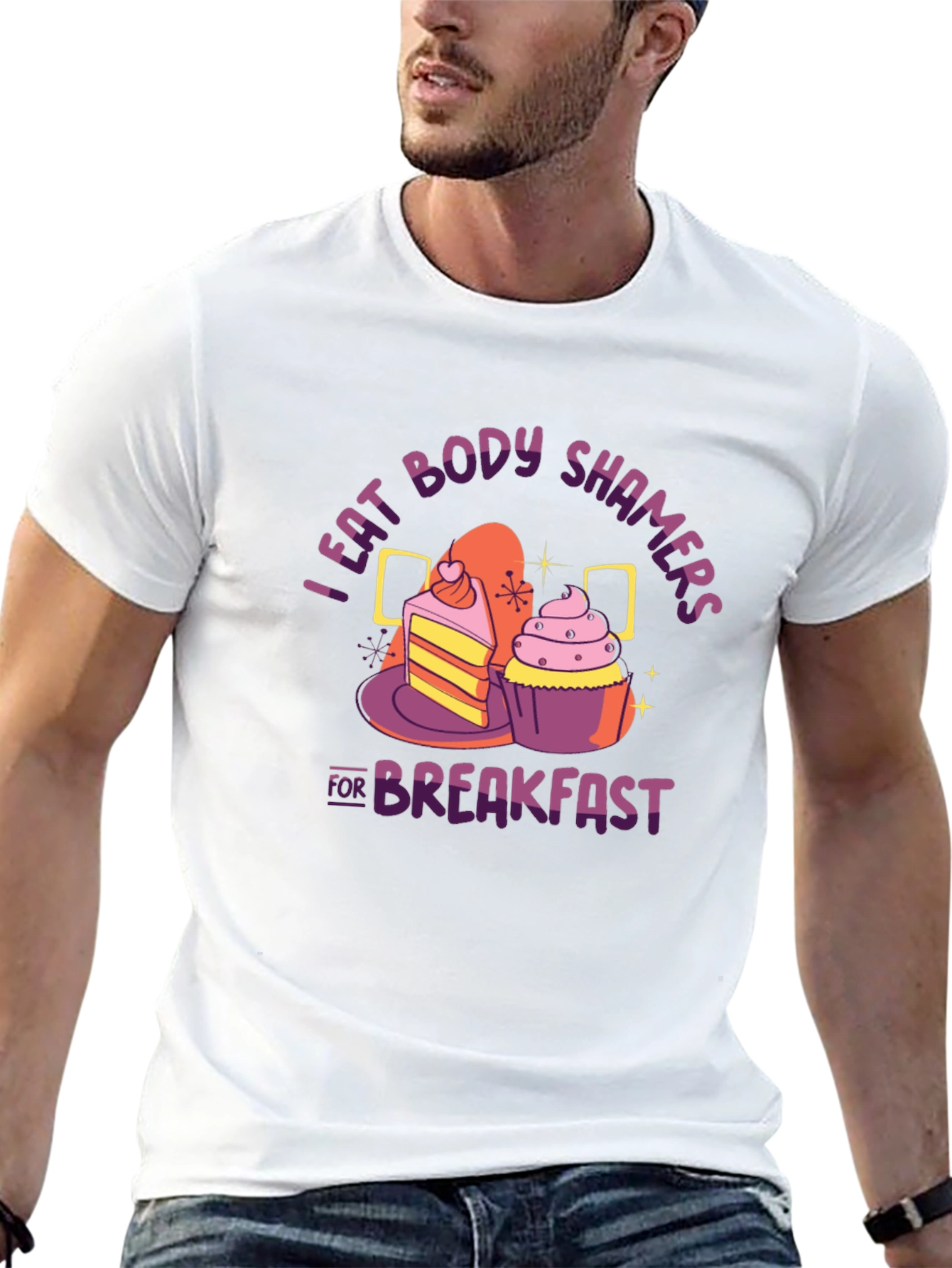 I Eat Body Shamers for Breakfast Graphic Tee
