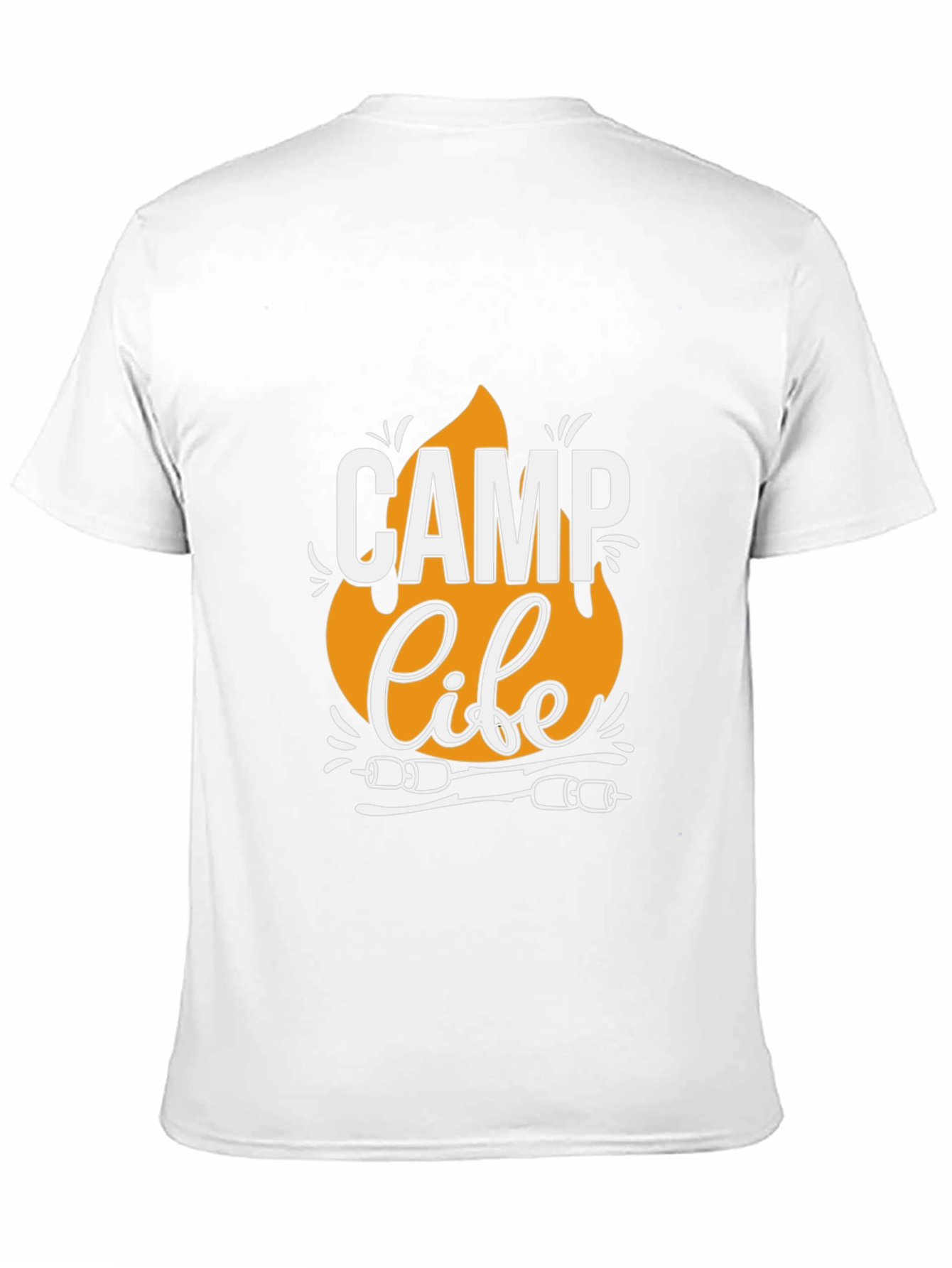 Camp Life T-Shirt - Black Camping Tee