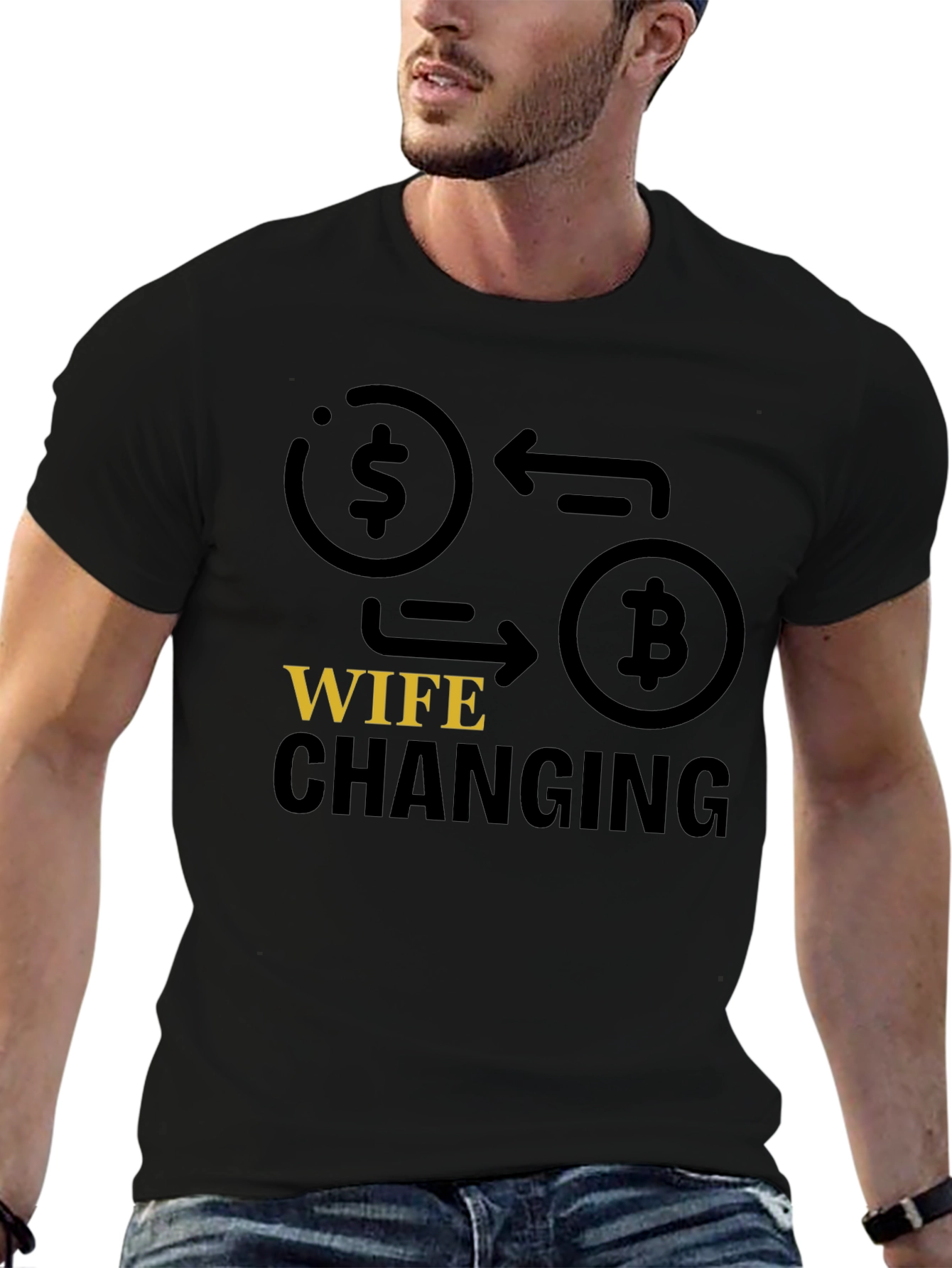 Bitcoin Wife Changing T-Shirt