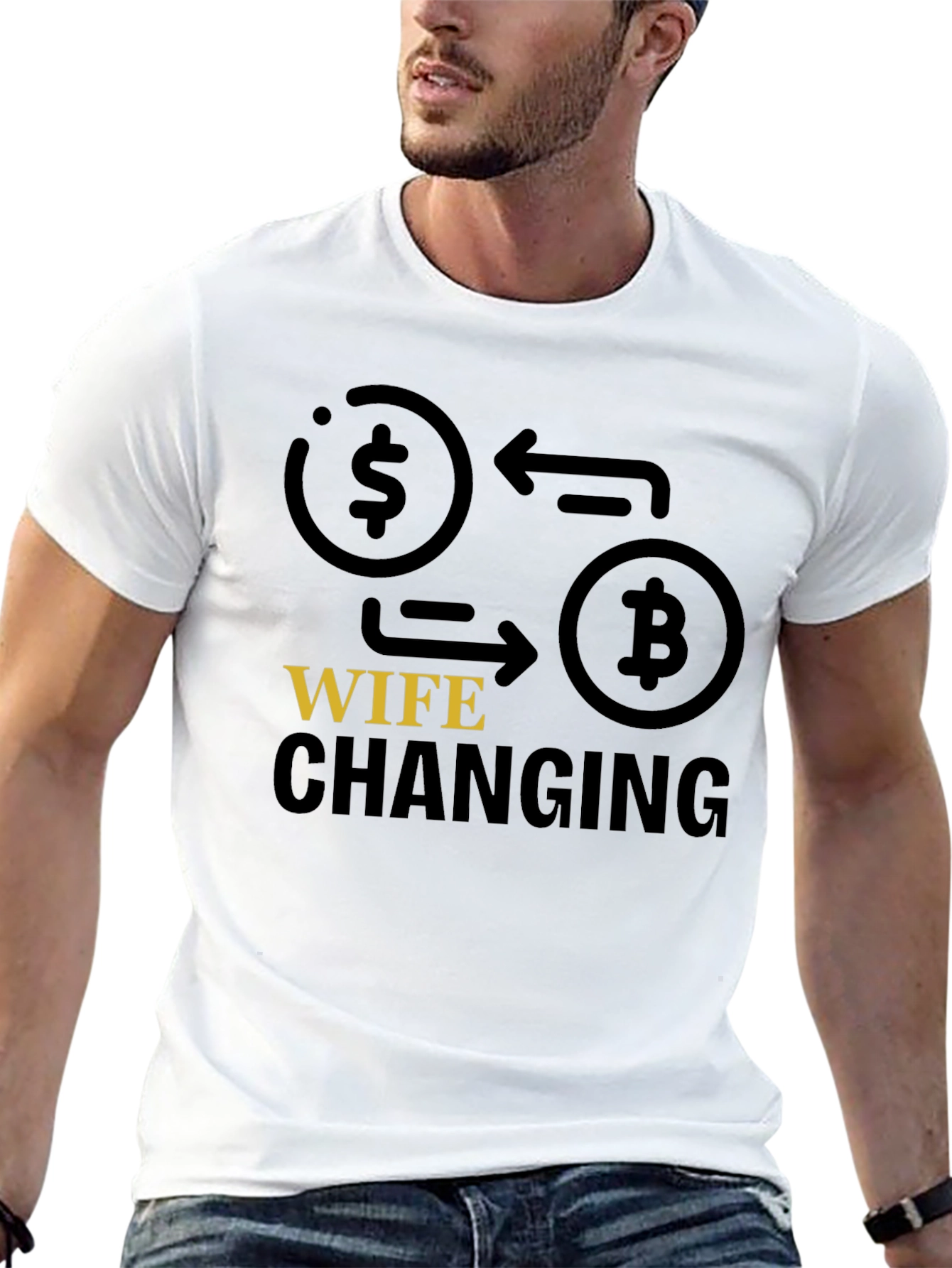 Bitcoin Wife Changing T-Shirt
