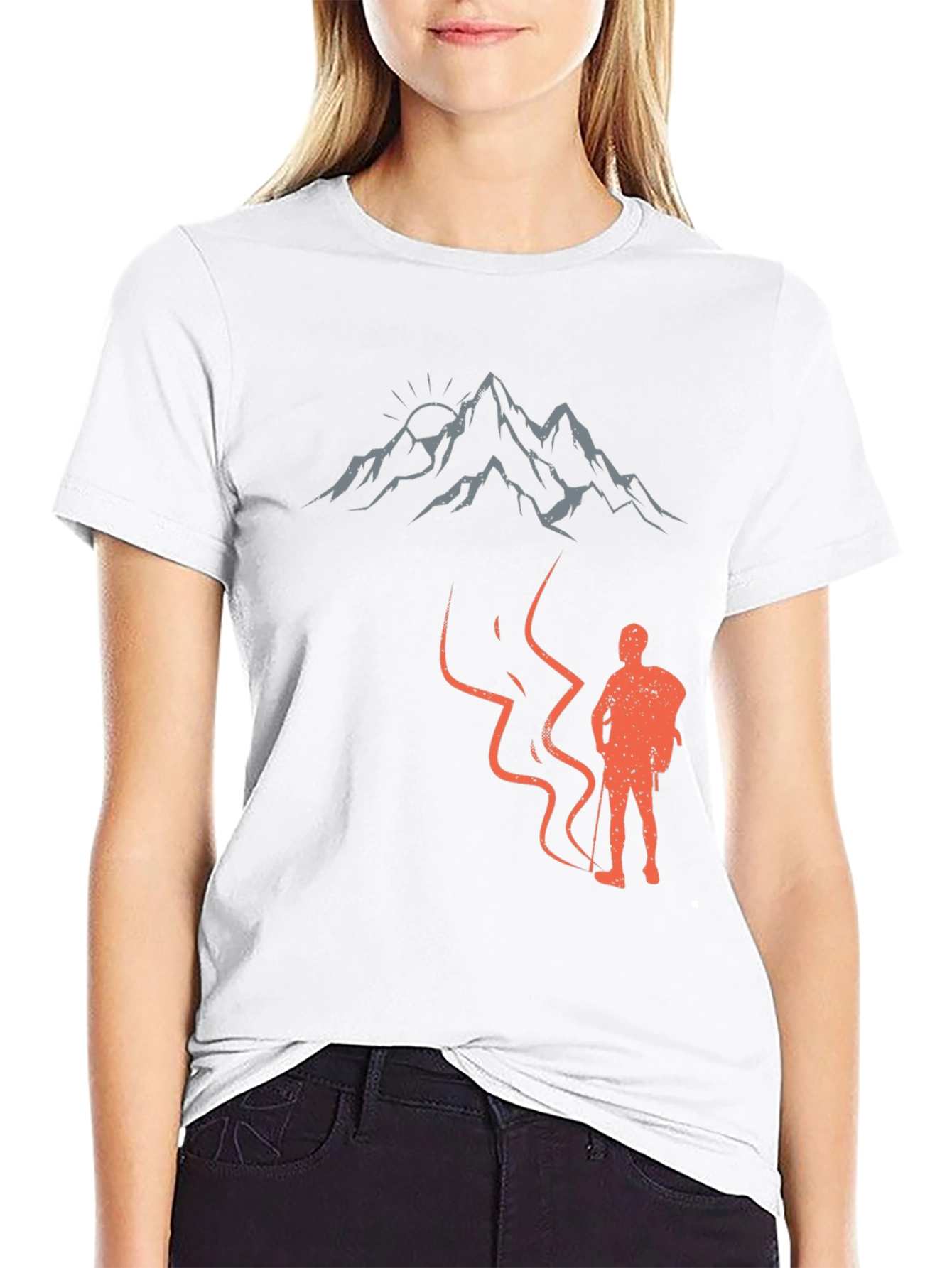 Mountain Hiker Graphic Tee - Adventure Awaits