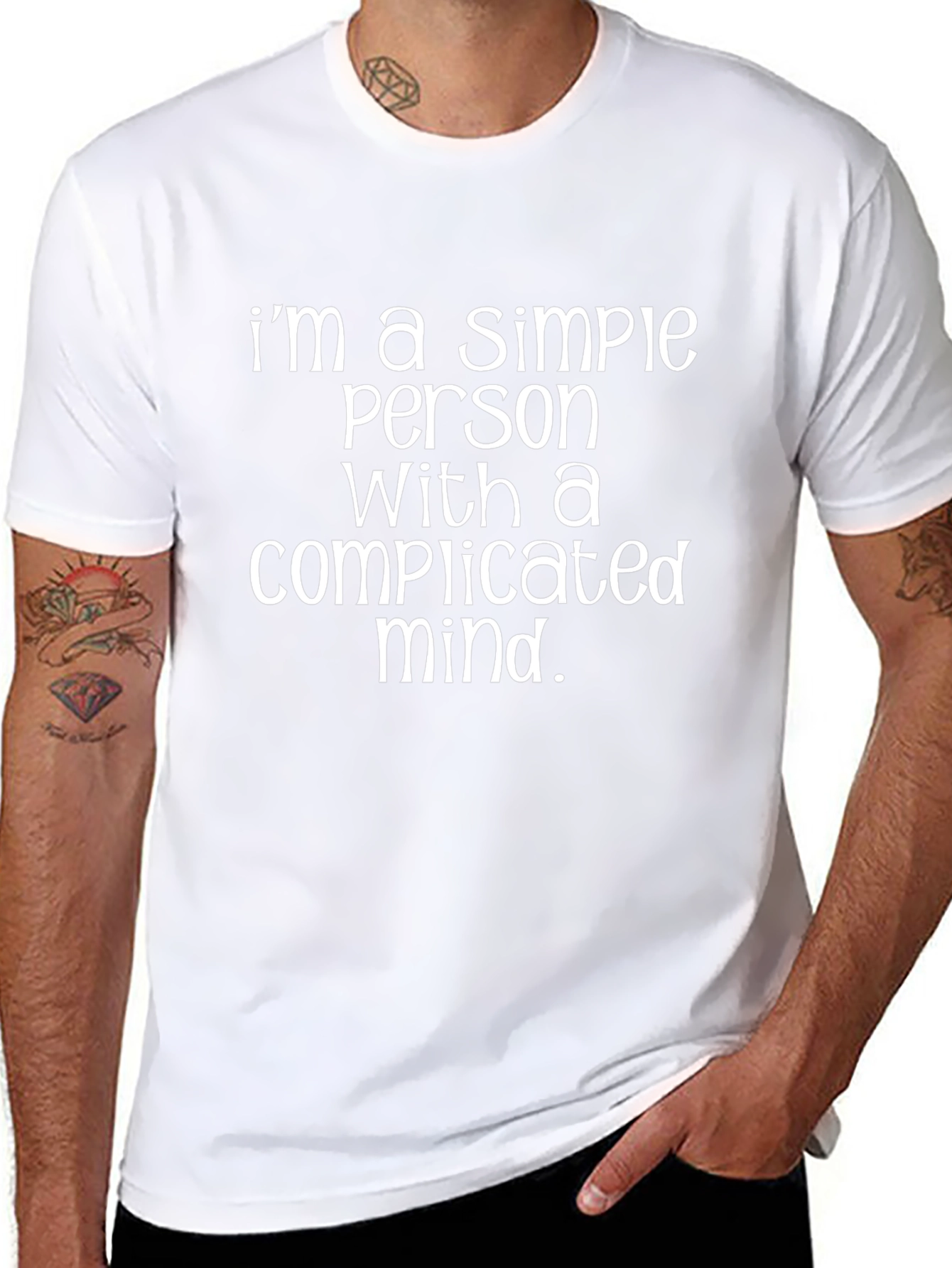 Simple Person Complicated Mind Graphic Tee