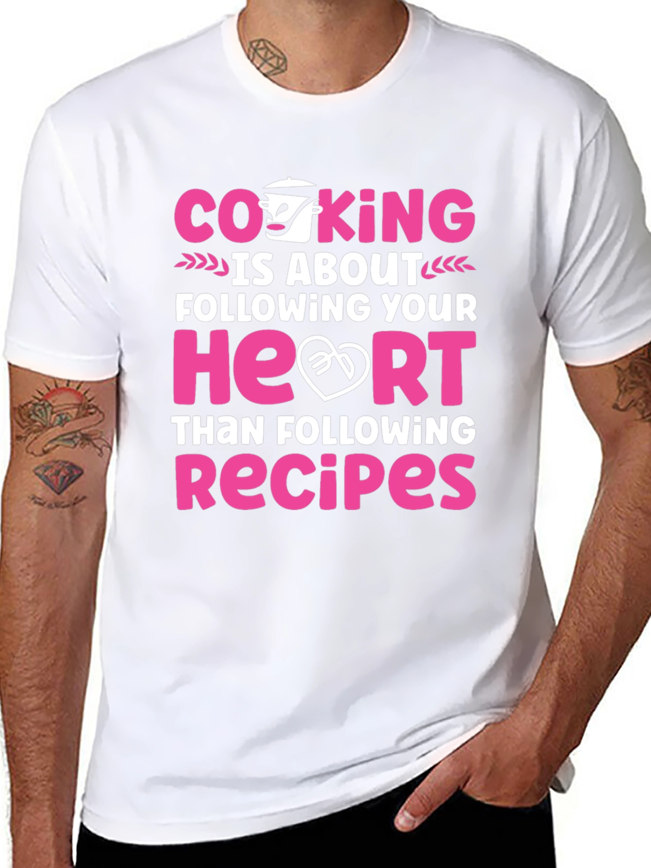 Cooking is About Following Your Heart T-Shirt