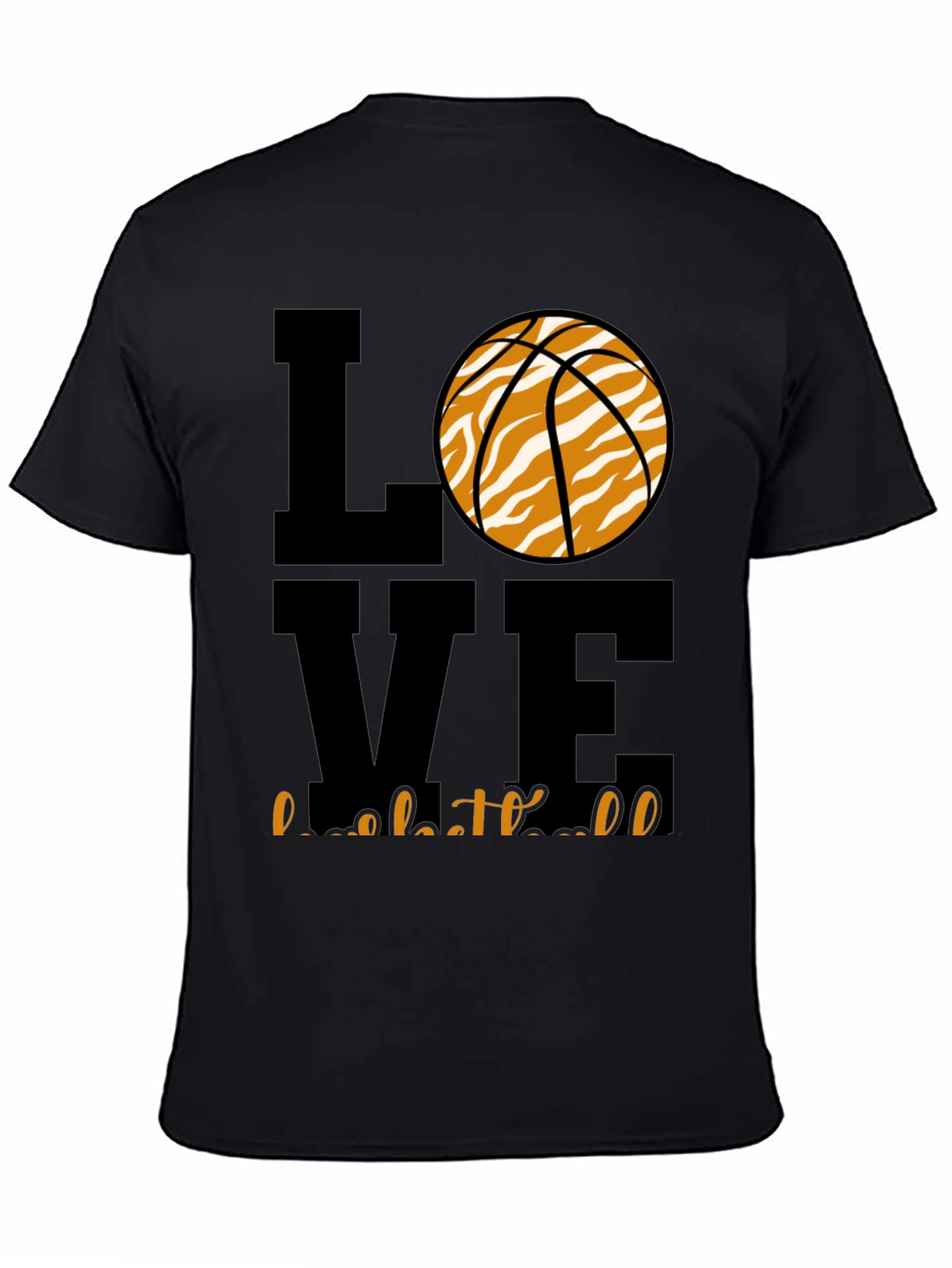 Love Basketball Graphic Tee - Stylish Mens T-Shirt