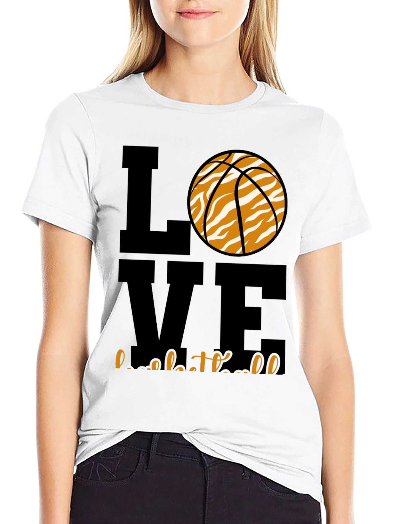 Love Basketball Graphic Tee - Stylish Mens T-Shirt