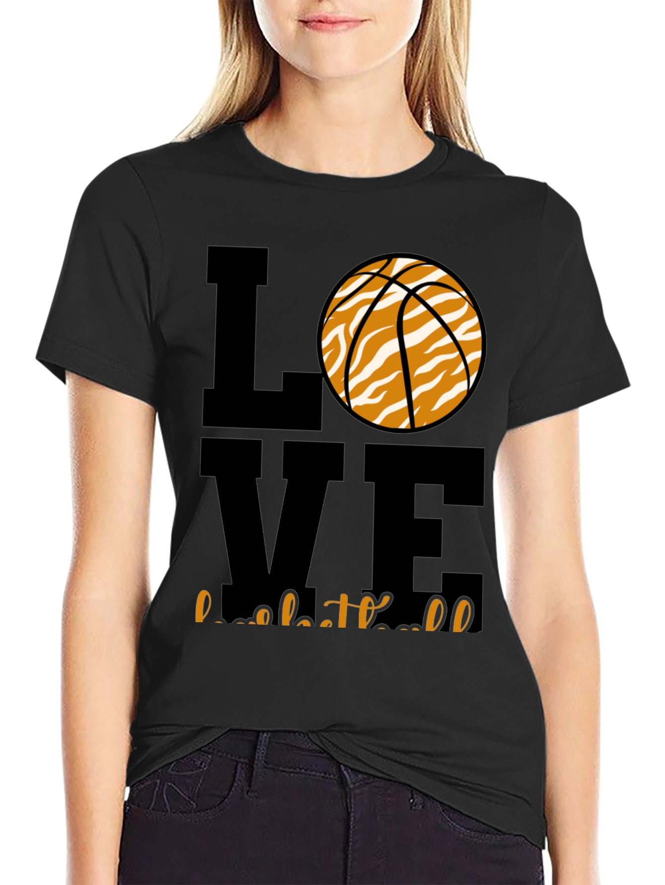 Love Basketball Graphic Tee - Stylish Mens T-Shirt