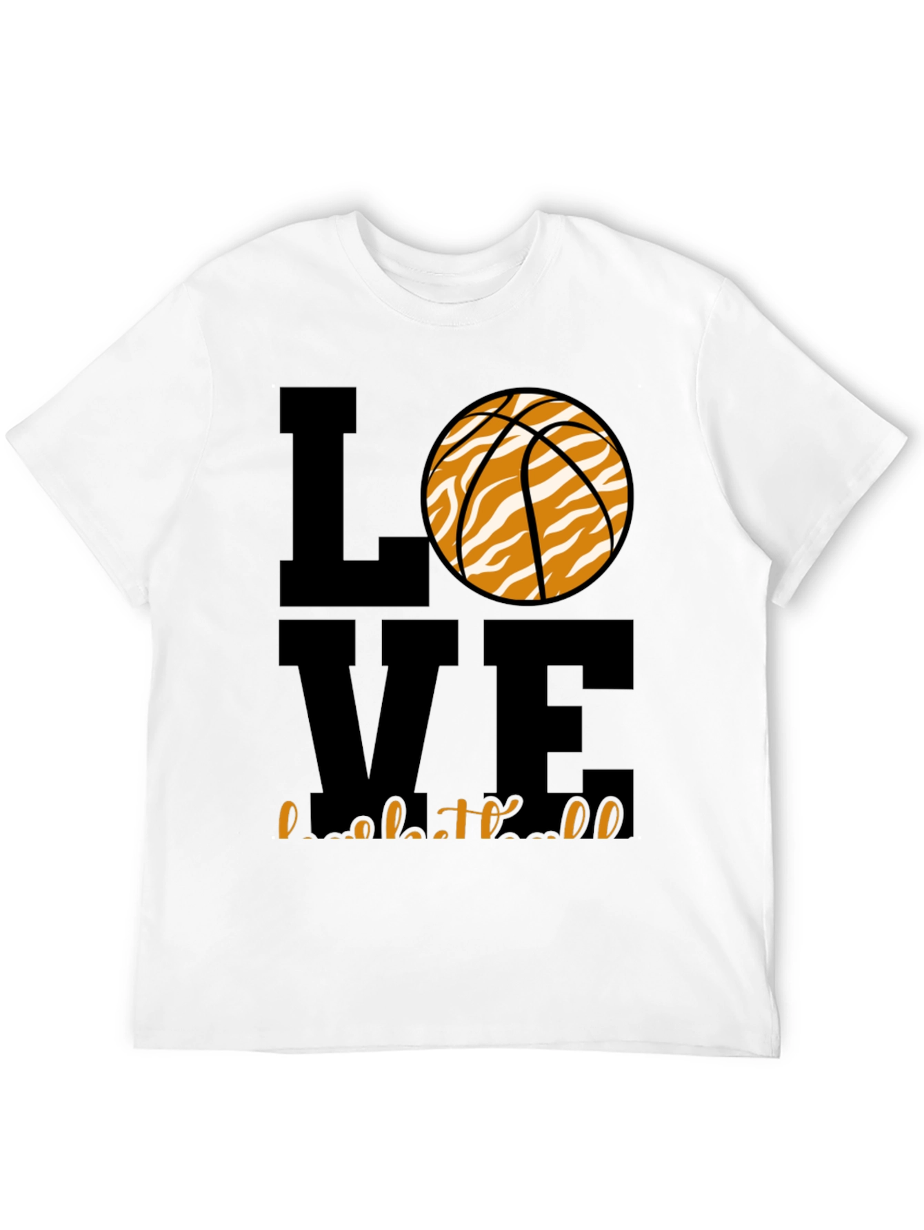 Love Basketball Graphic Tee - Stylish Mens T-Shirt