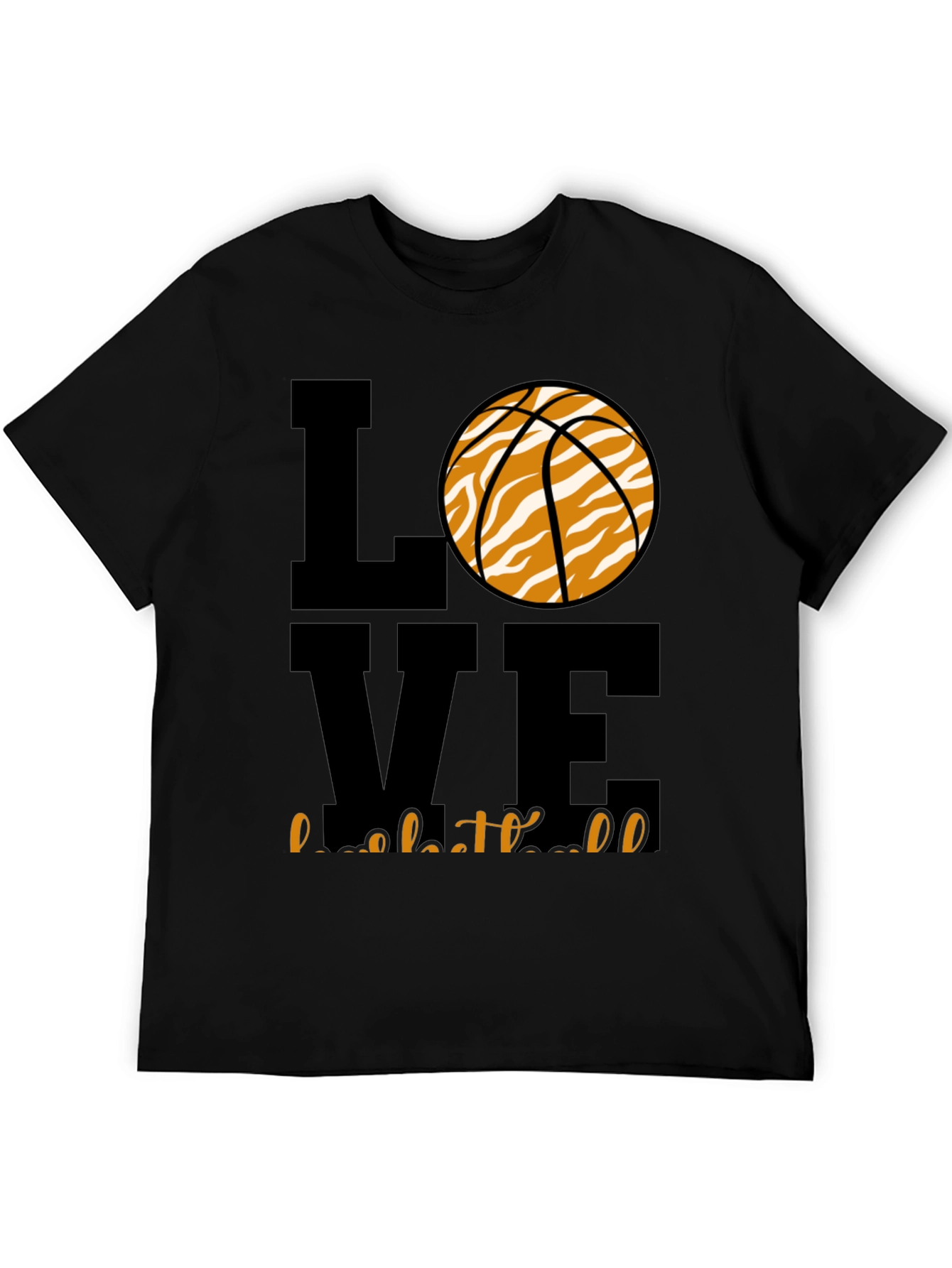 Love Basketball Graphic Tee - Stylish Mens T-Shirt