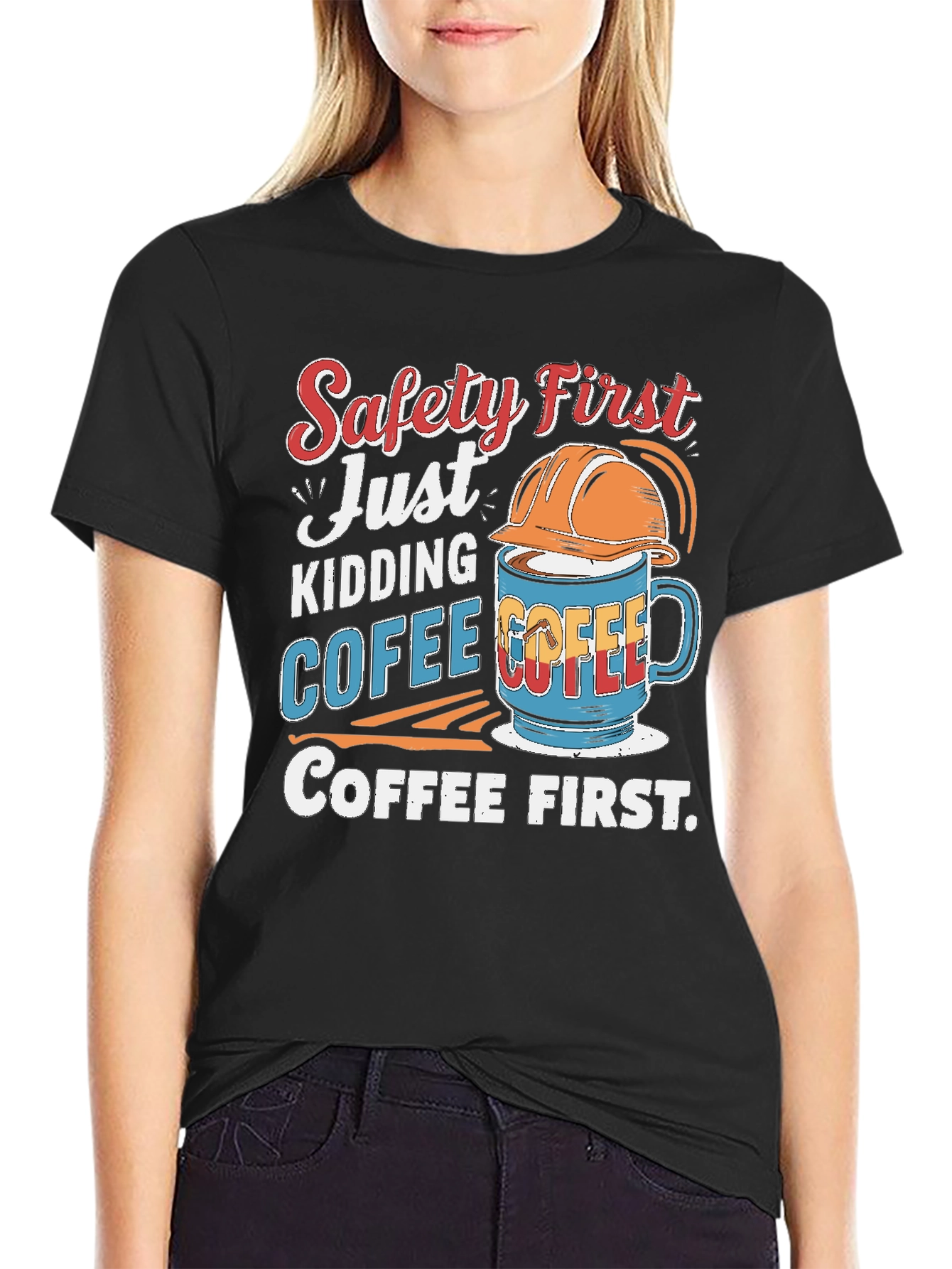 Safety First Coffee T-Shirt