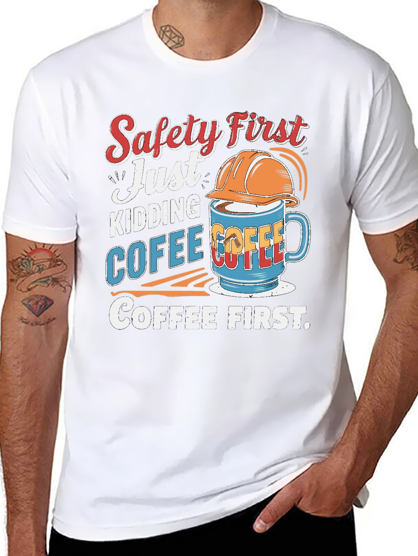 Safety First Coffee T-Shirt