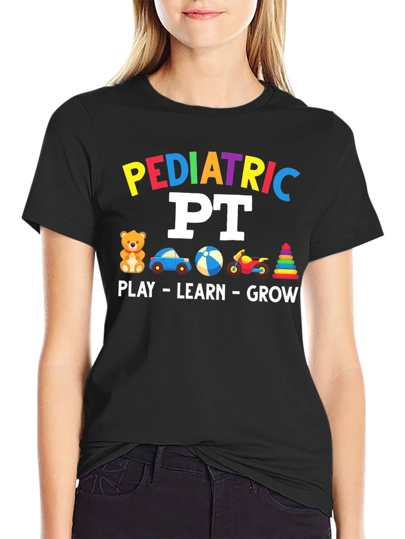 Pediatric PT T-Shirt - Play Learn Grow