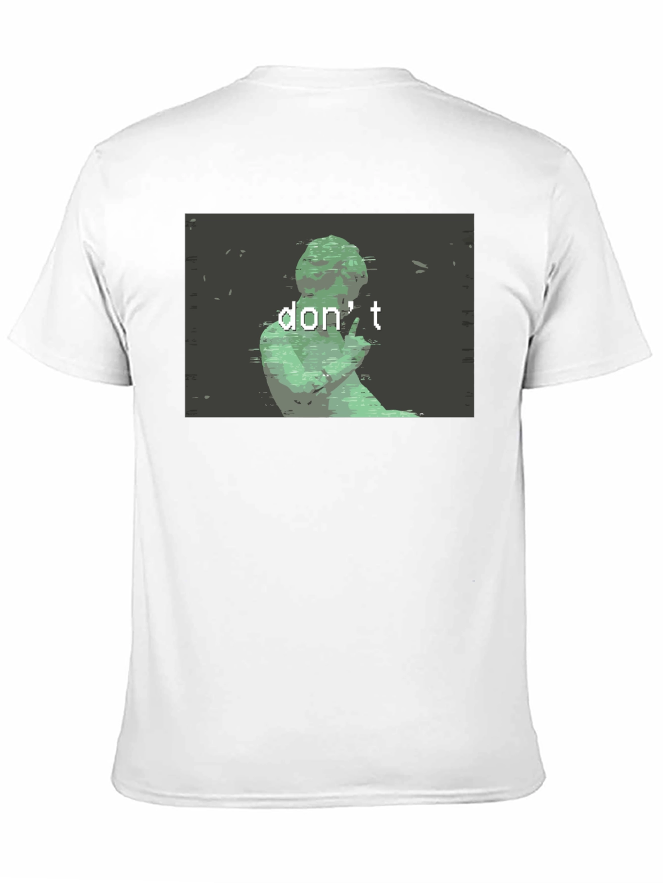 Dont Statue Graphic Tee - Black Cotton Shirt