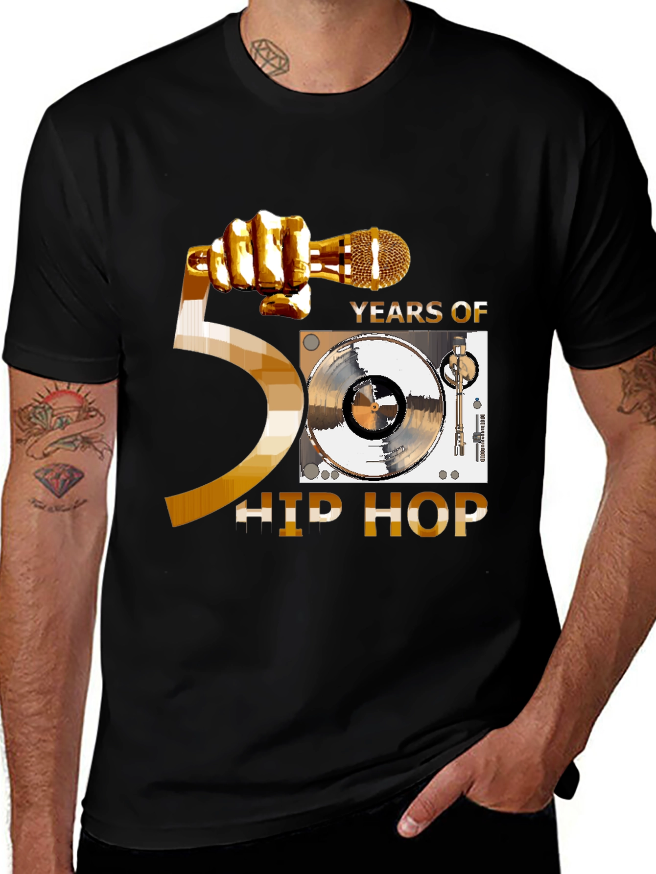 50 Years of Hip Hop Graphic Tee