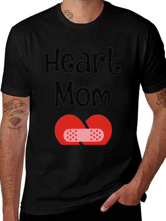 Heart Mom T-Shirt - Broken Heart Design