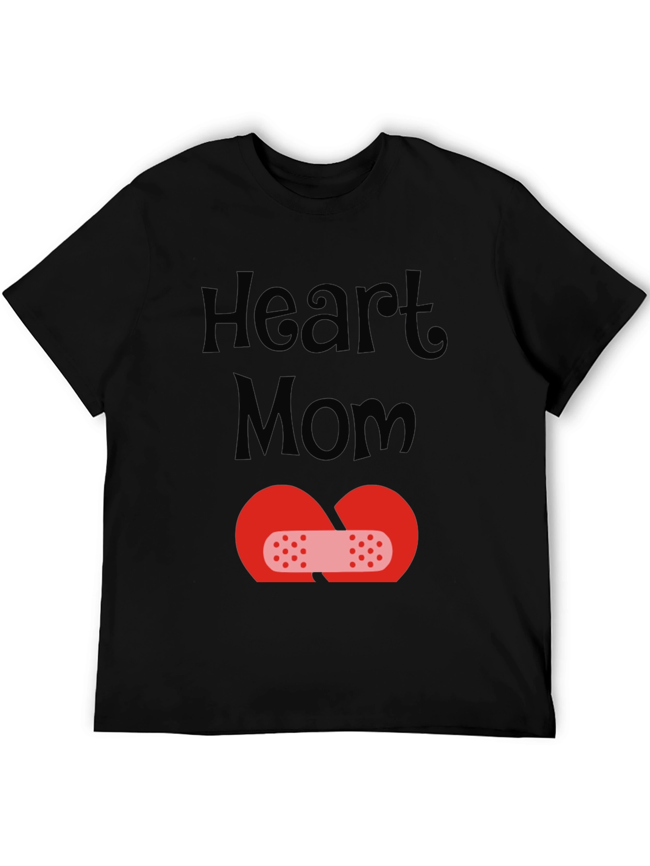 Heart Mom T-Shirt - Broken Heart Design