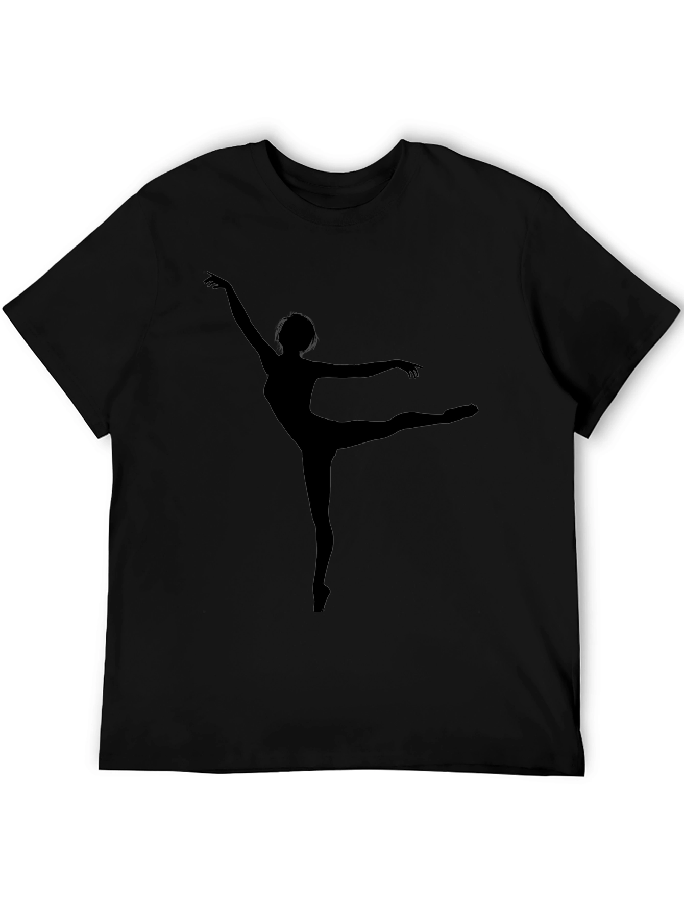 Ballerina Graphic T-Shirt - Black