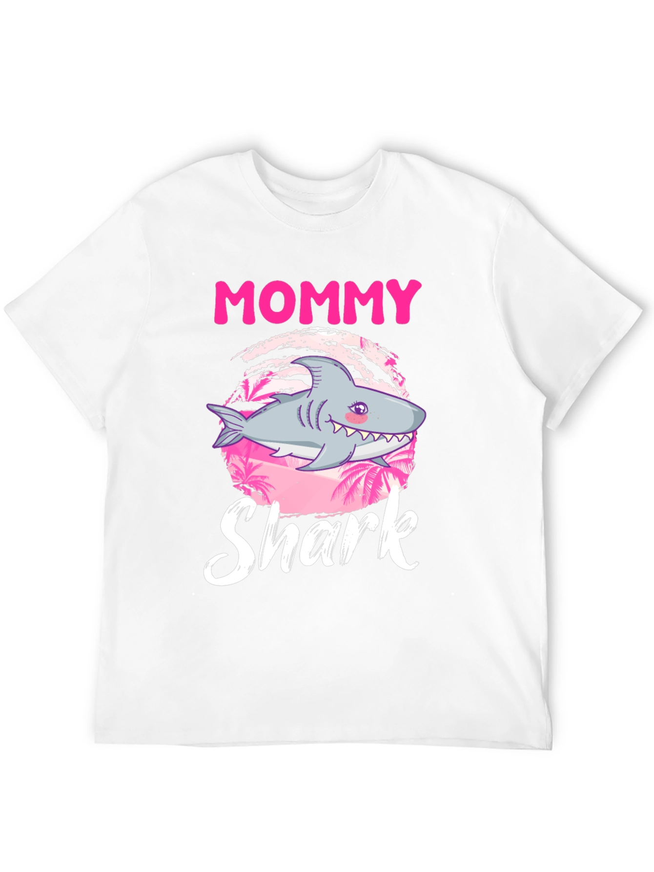 Mommy Shark Graphic Tee - Cute Shark Design