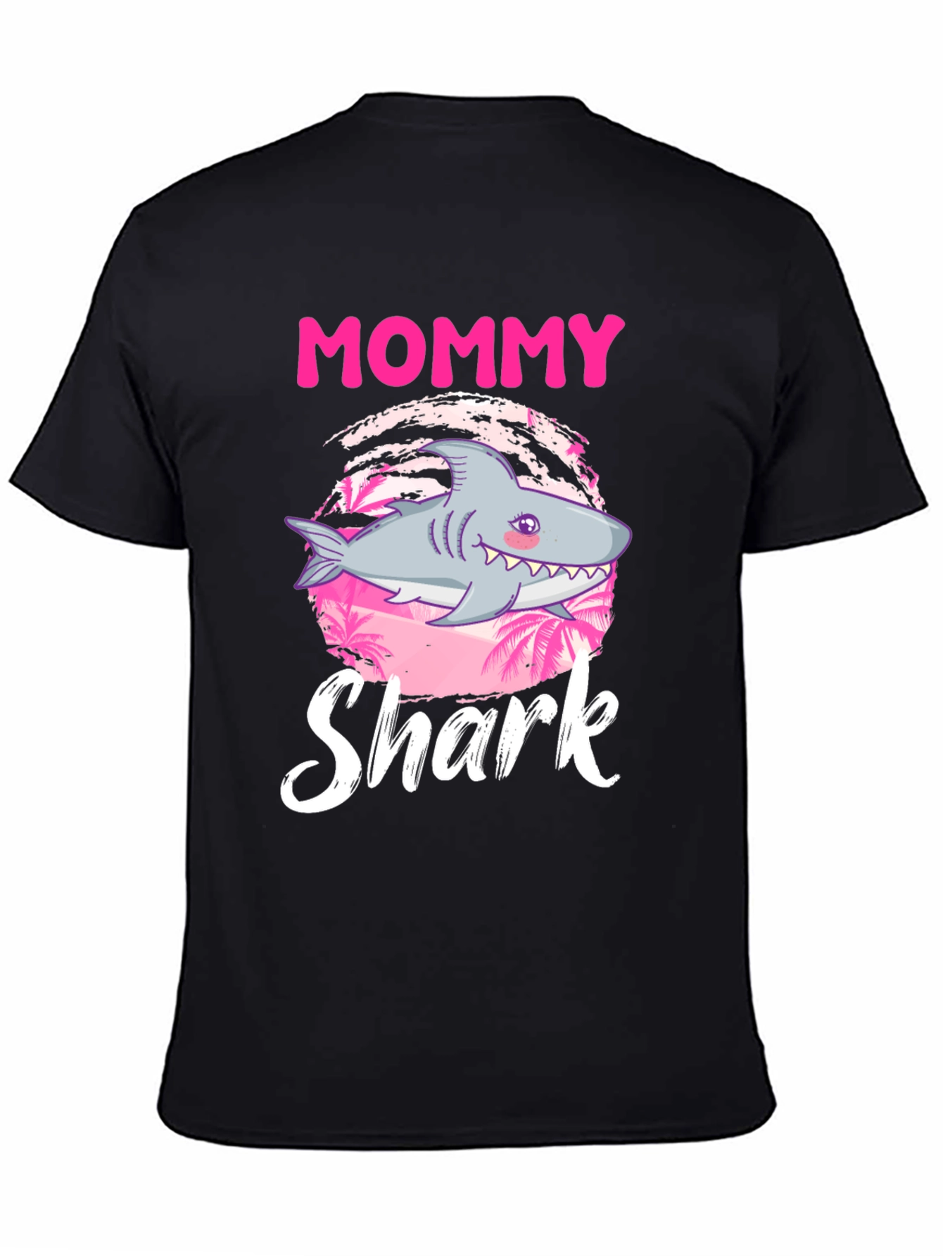 Mommy Shark Graphic Tee - Cute Shark Design