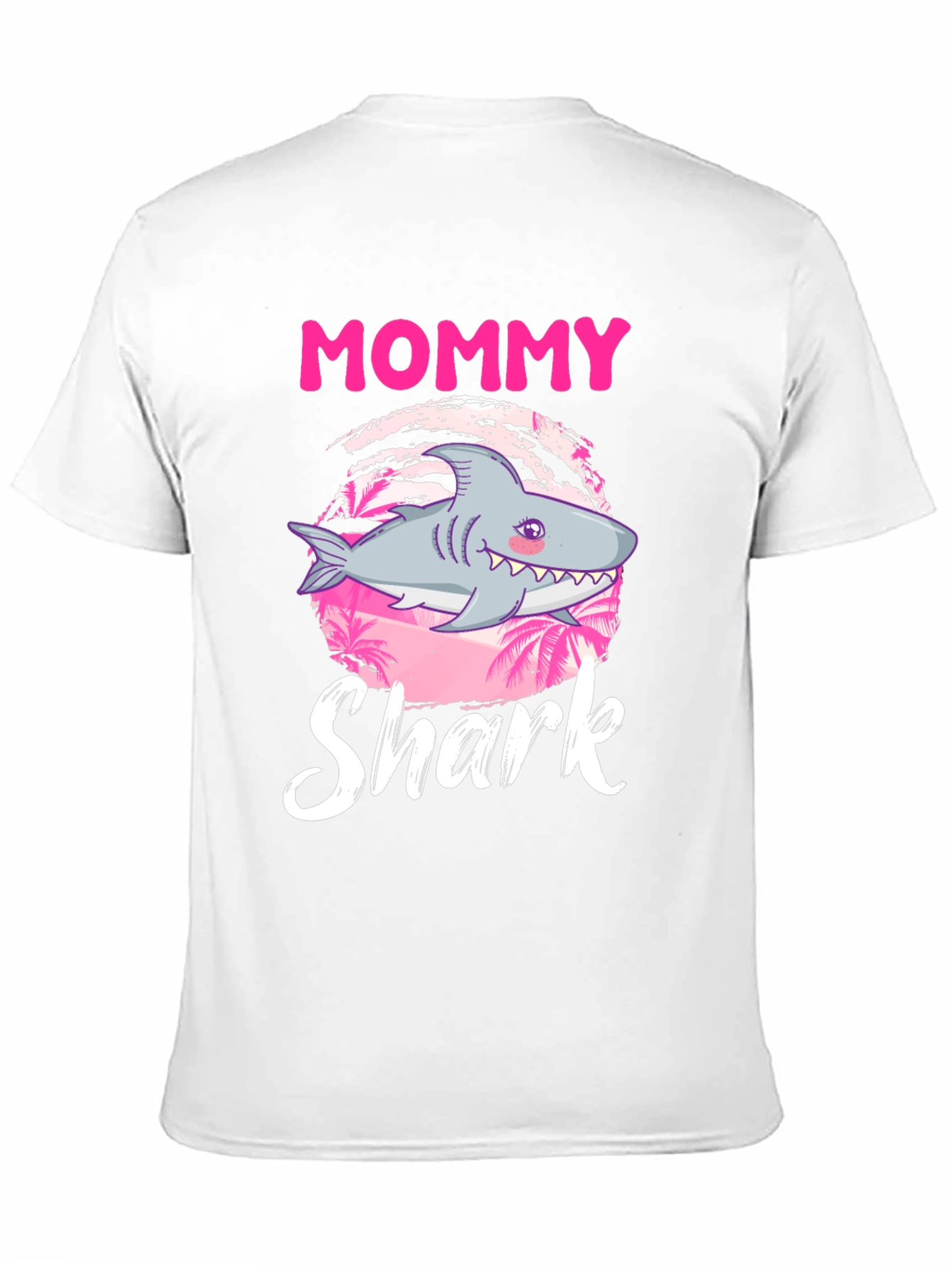 Mommy Shark Graphic Tee - Cute Shark Design