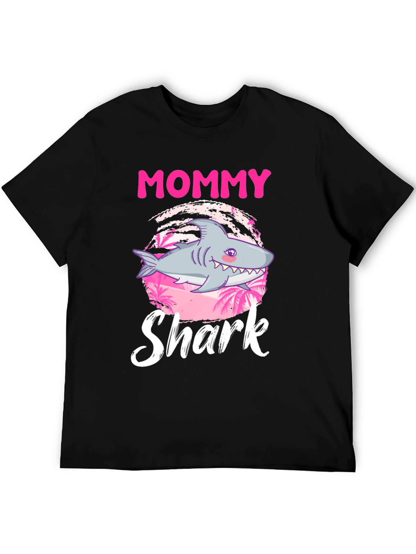 Mommy Shark Graphic Tee - Cute Shark Design