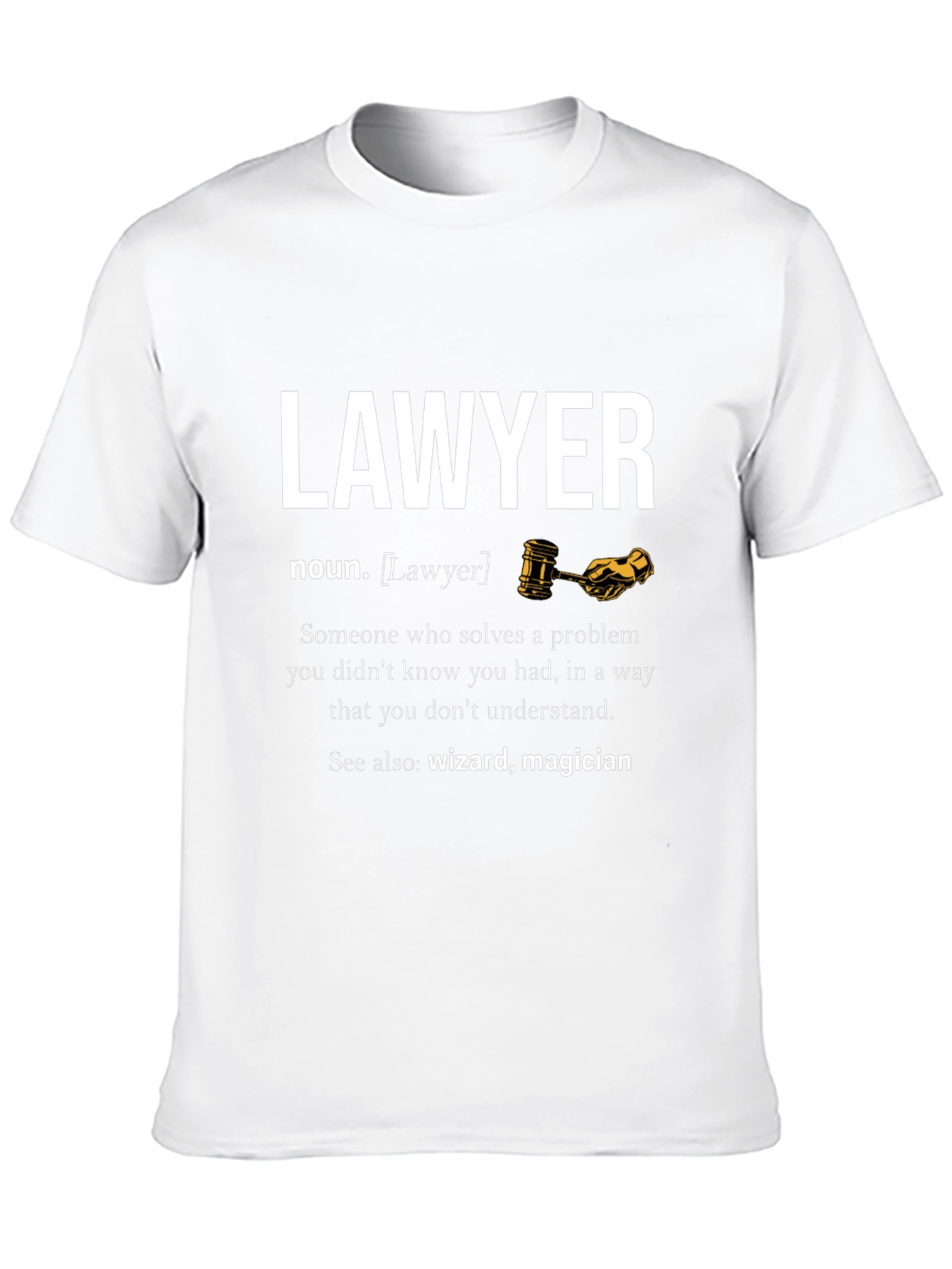 Lawyer Definition T-Shirt - Wizard Magician Attorney