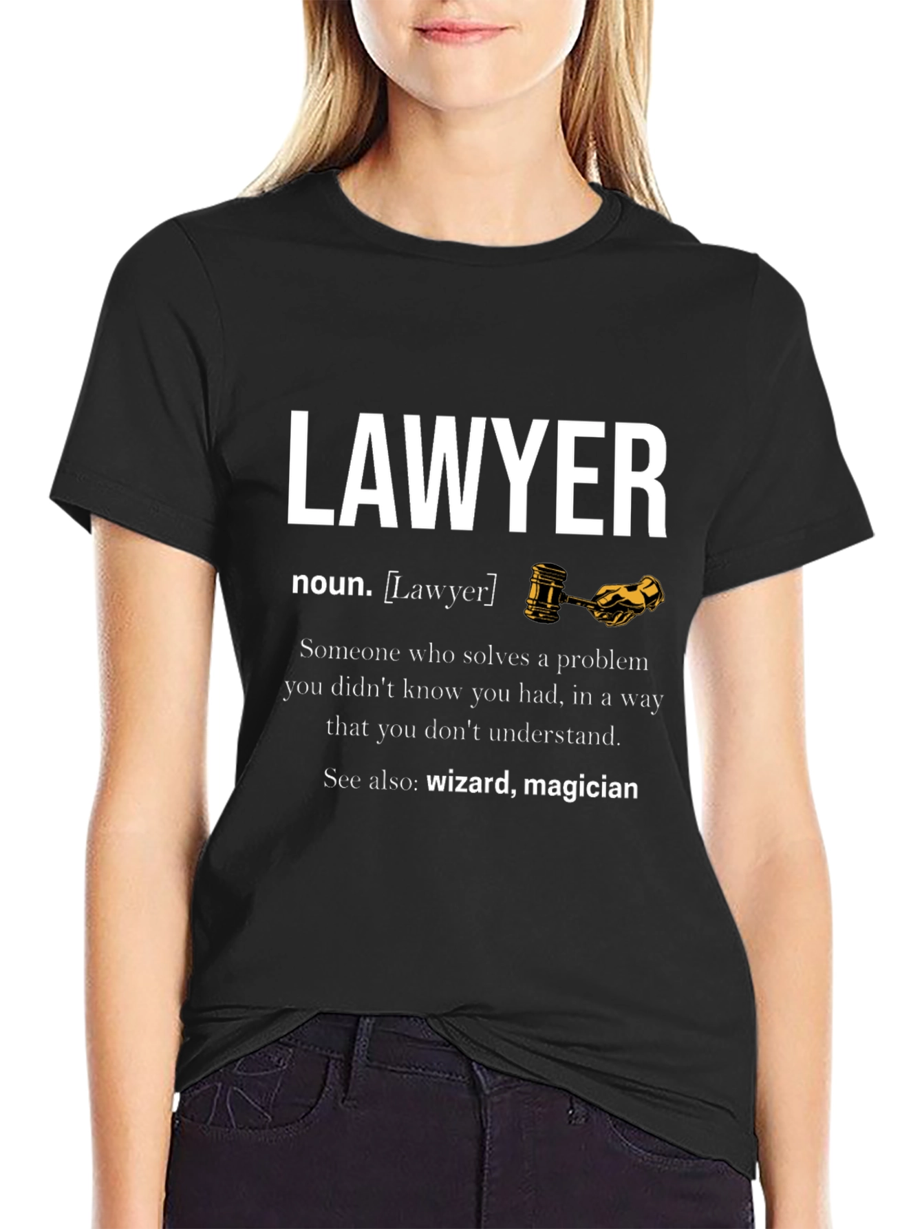 Lawyer Definition T-Shirt - Wizard Magician Attorney
