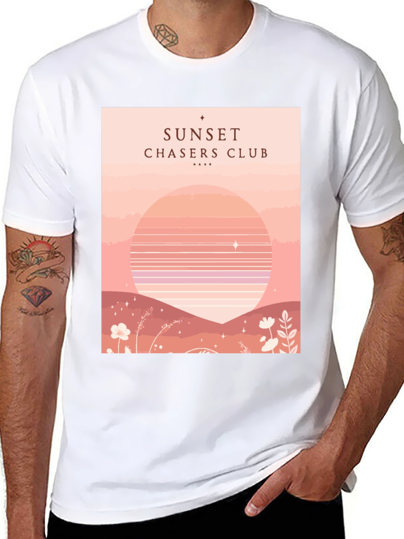 Sunset Chasers Club Graphic Tee
