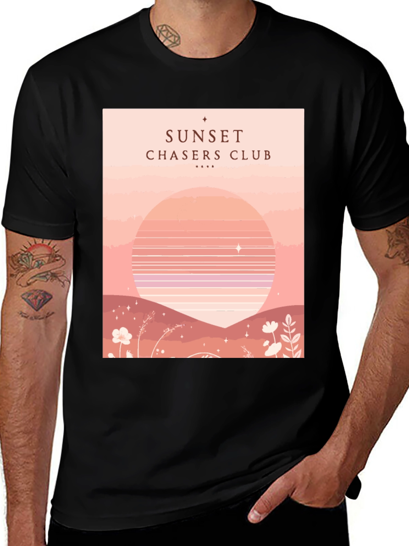 Sunset Chasers Club Graphic Tee